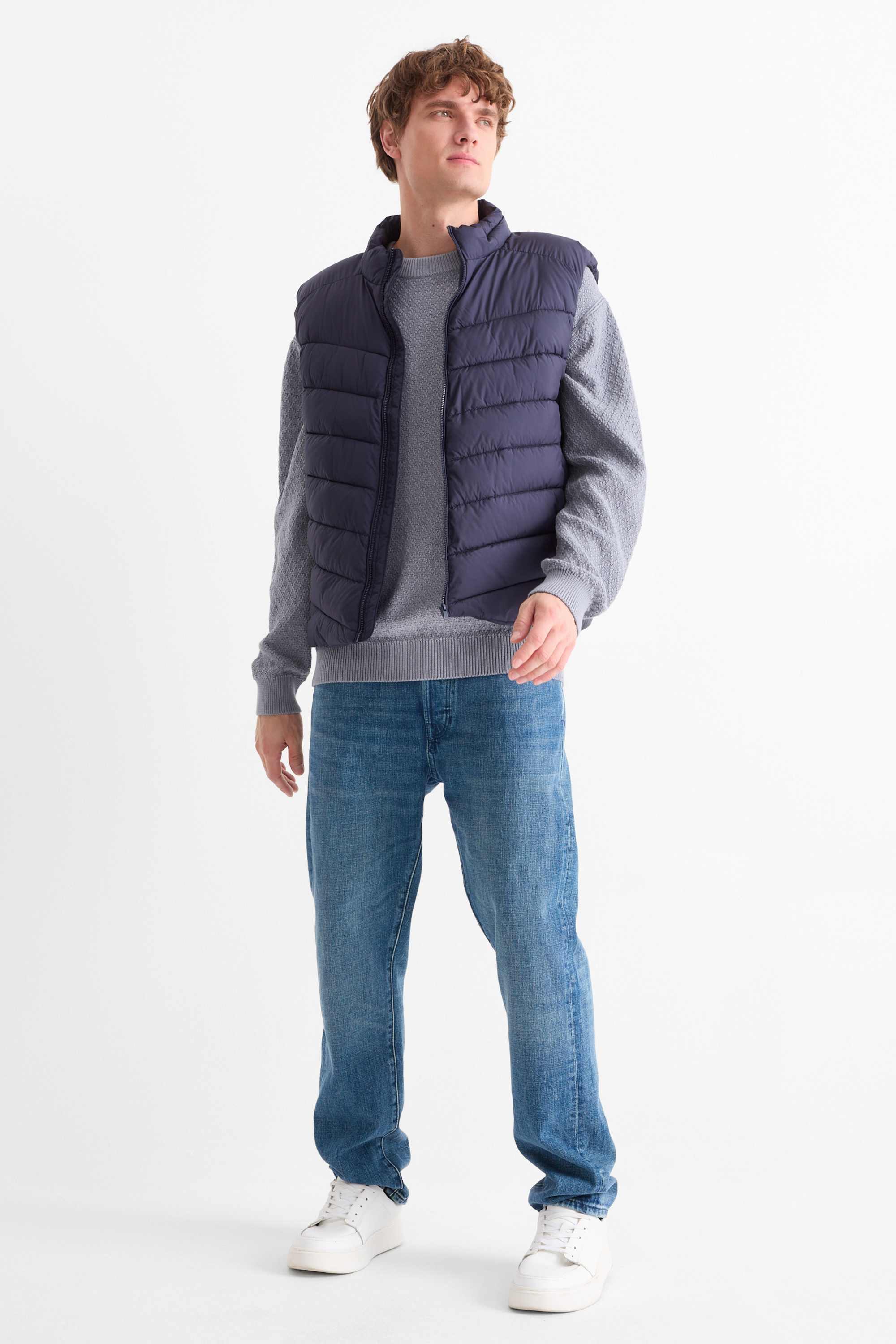 Jumper - textured gray