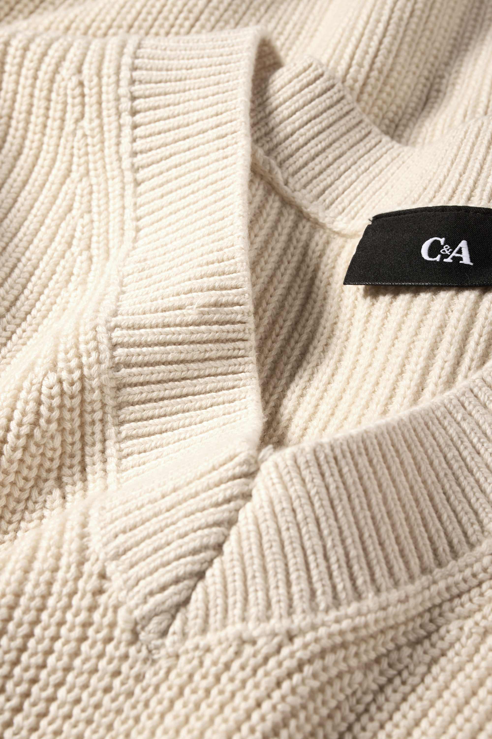 Slipover - ribbed light beige