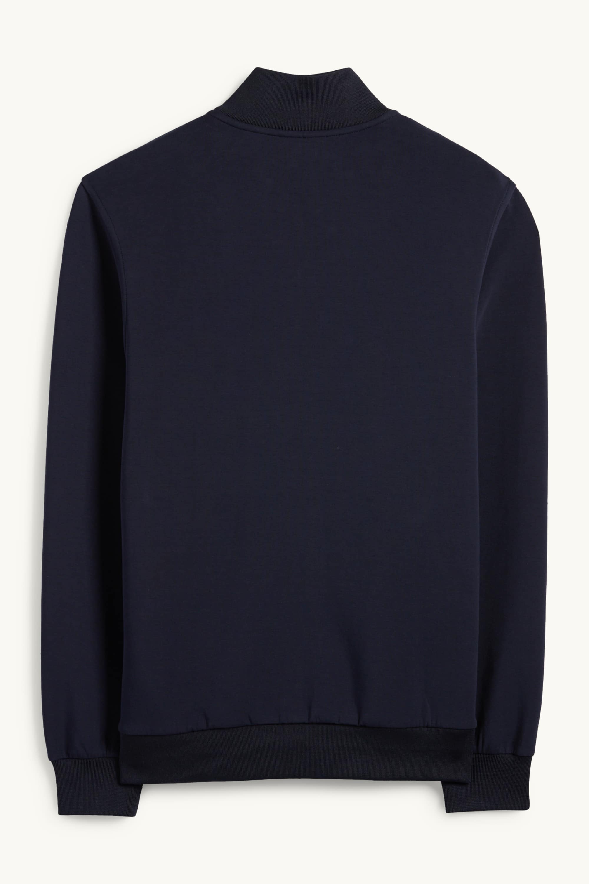 Zip-through sweatshirt dark blue