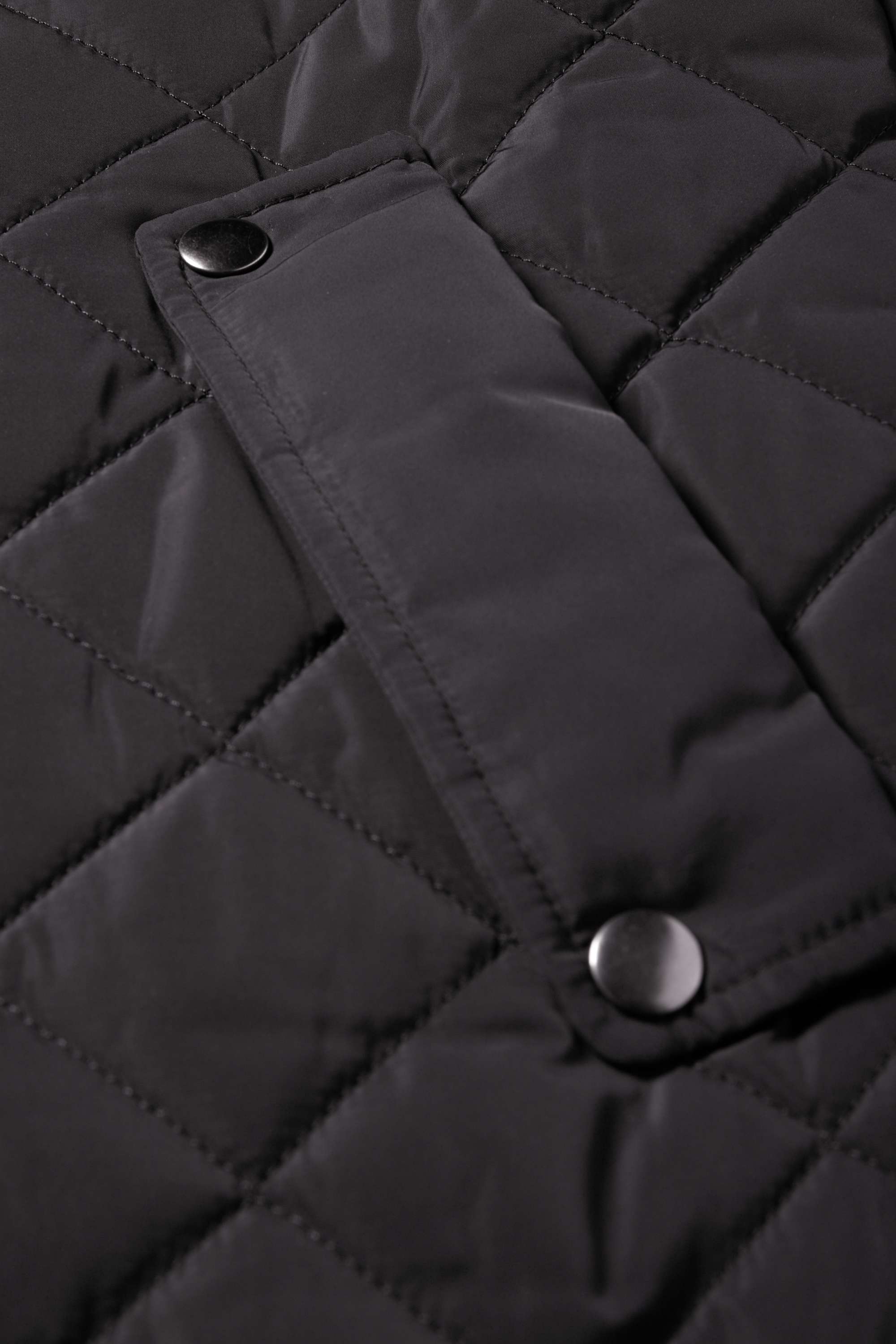 Quilted coat black