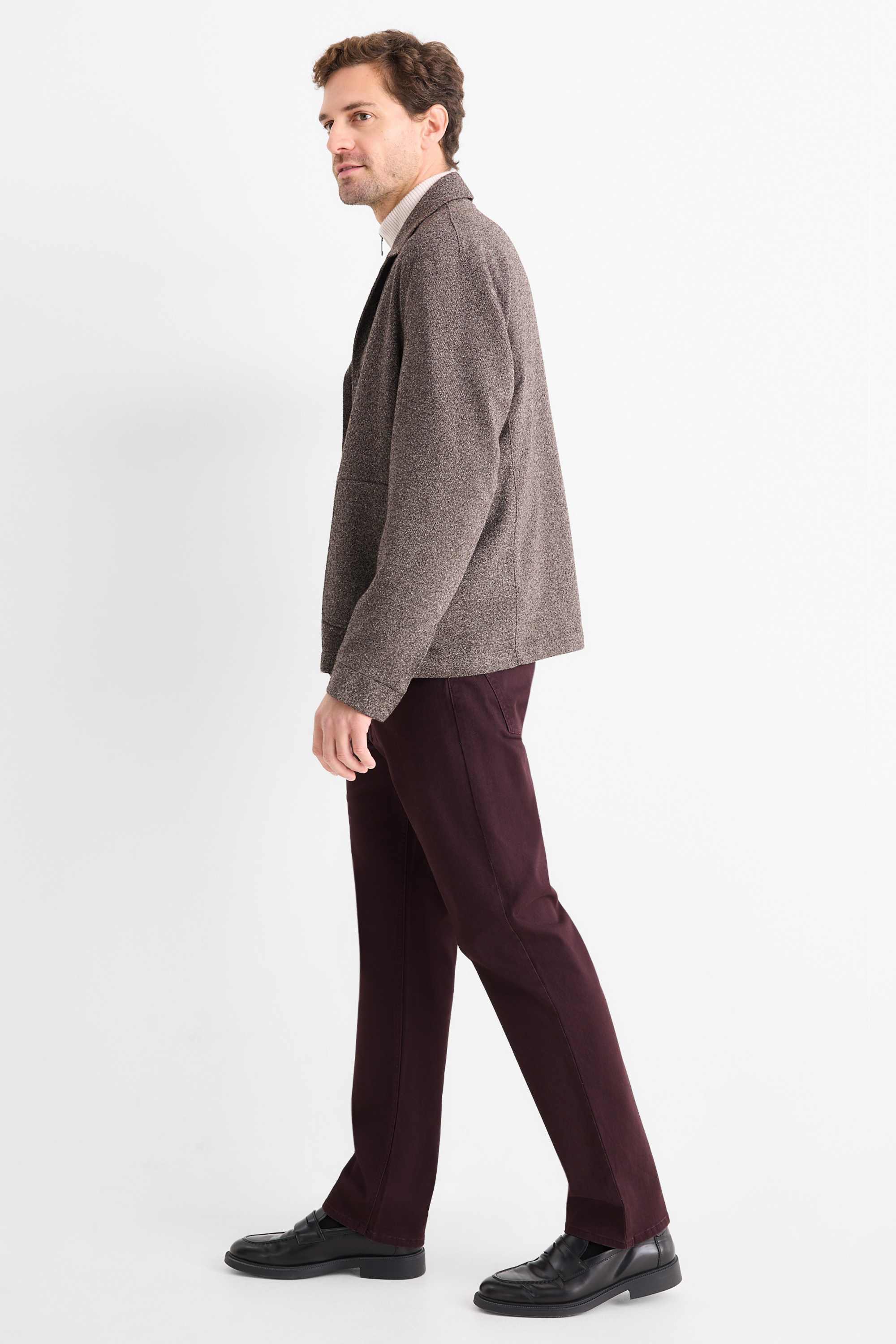 Trousers - regular fit purple