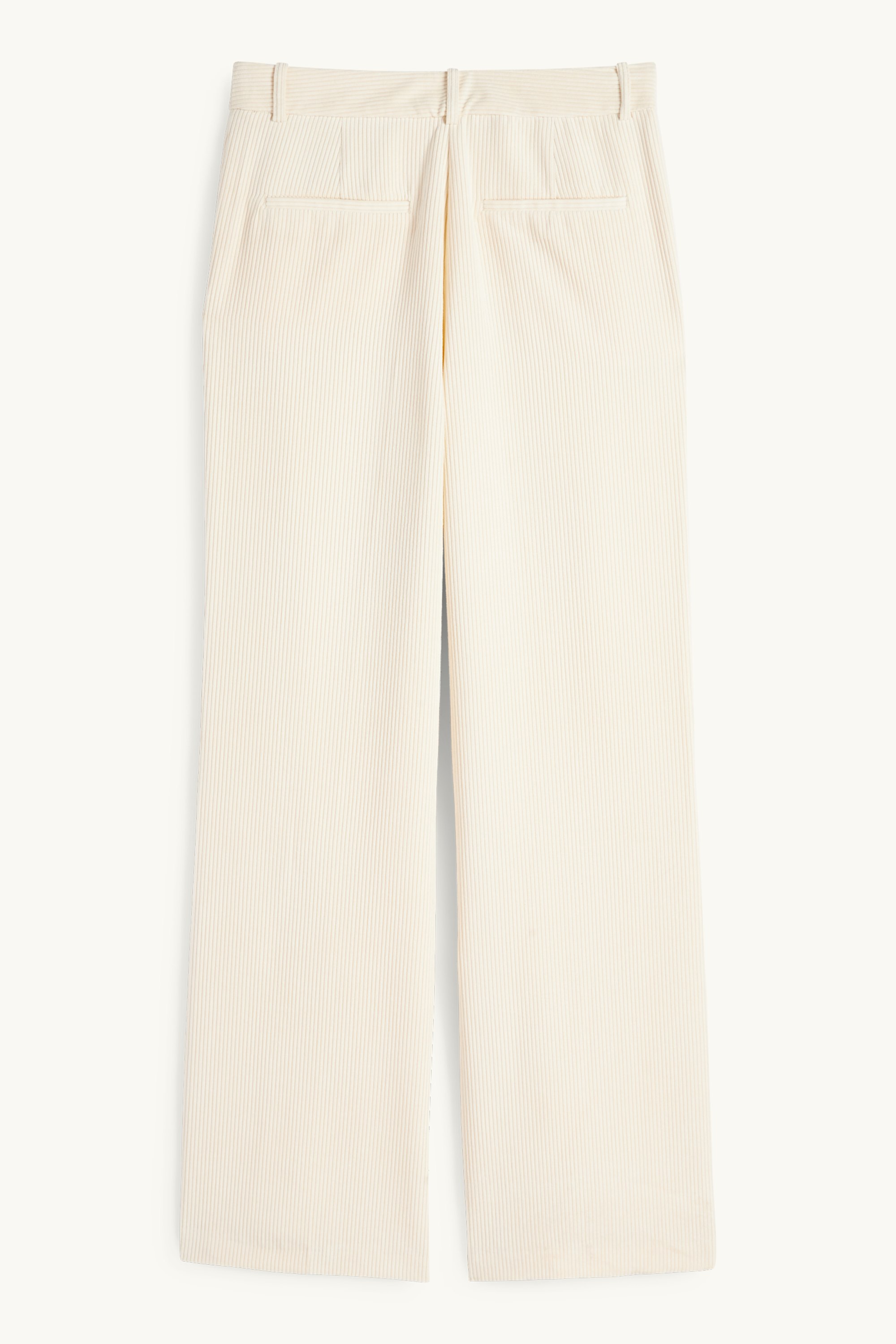 Business trousers - high waist - regular fit cremewhite
