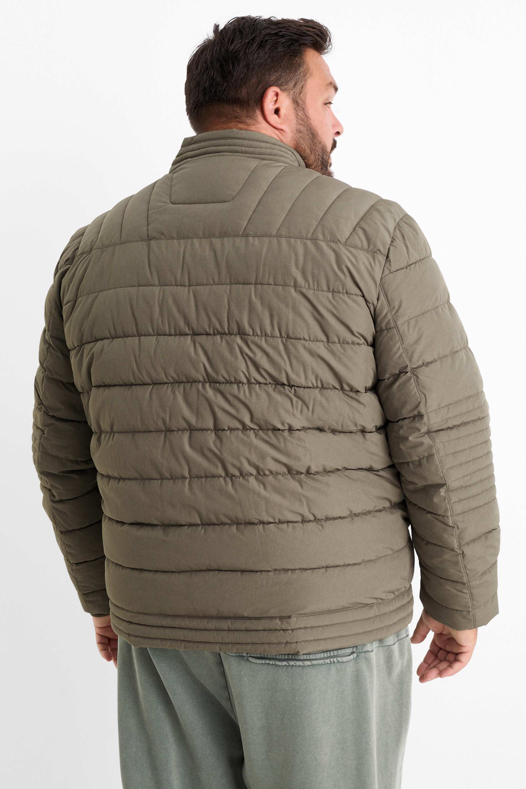 Quilted jacket khaki