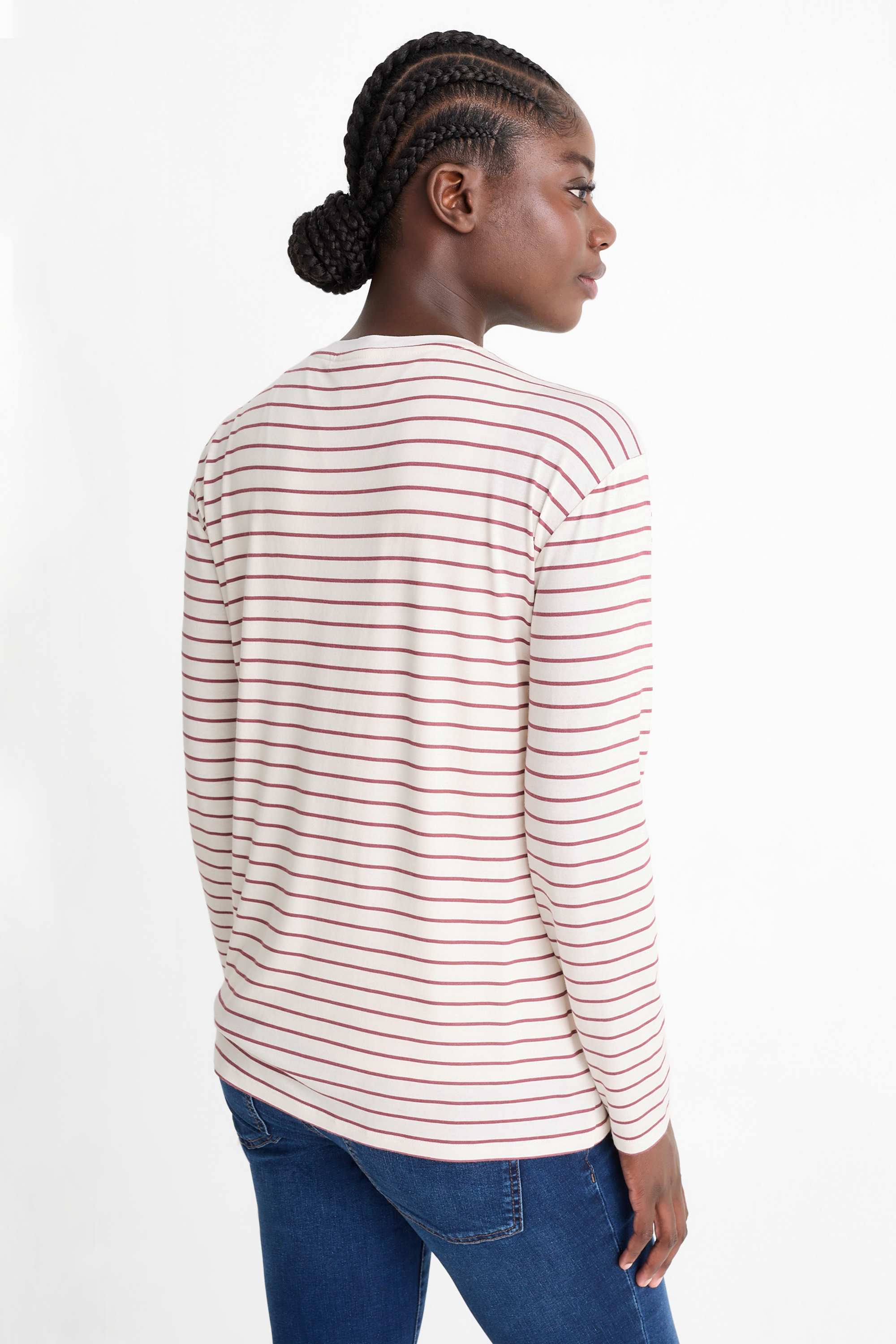 Nursing top - polka dot cremewhite
