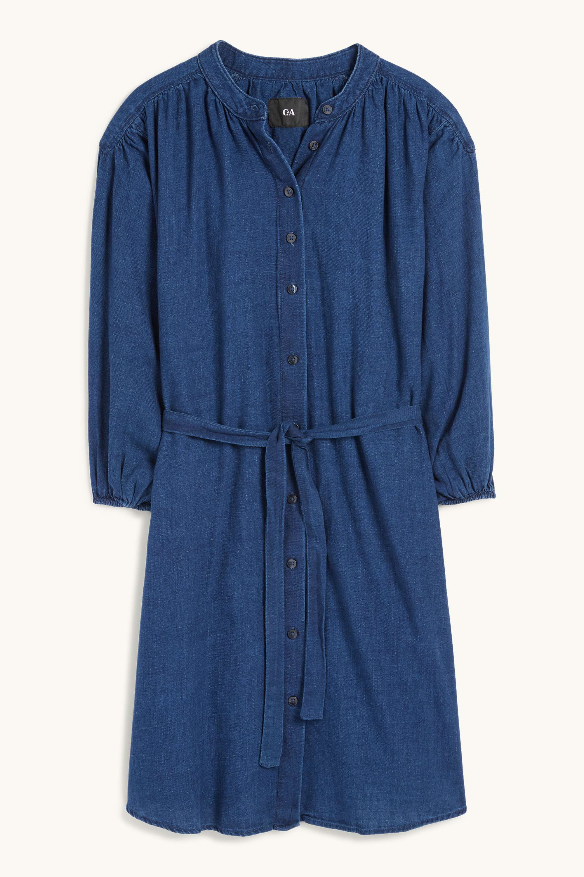 Denim shirt dress blue denim