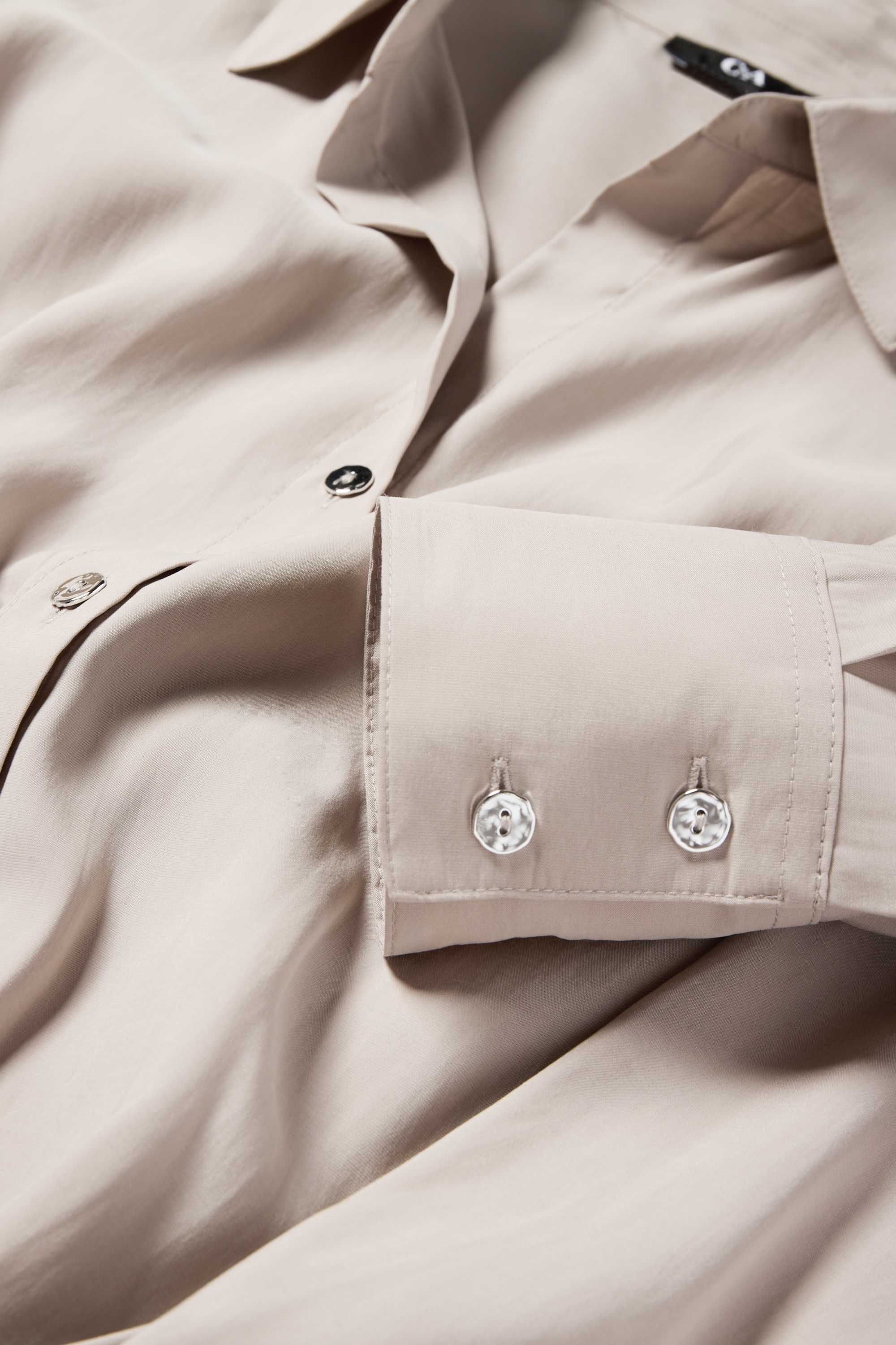 Blouse with knot detail gray