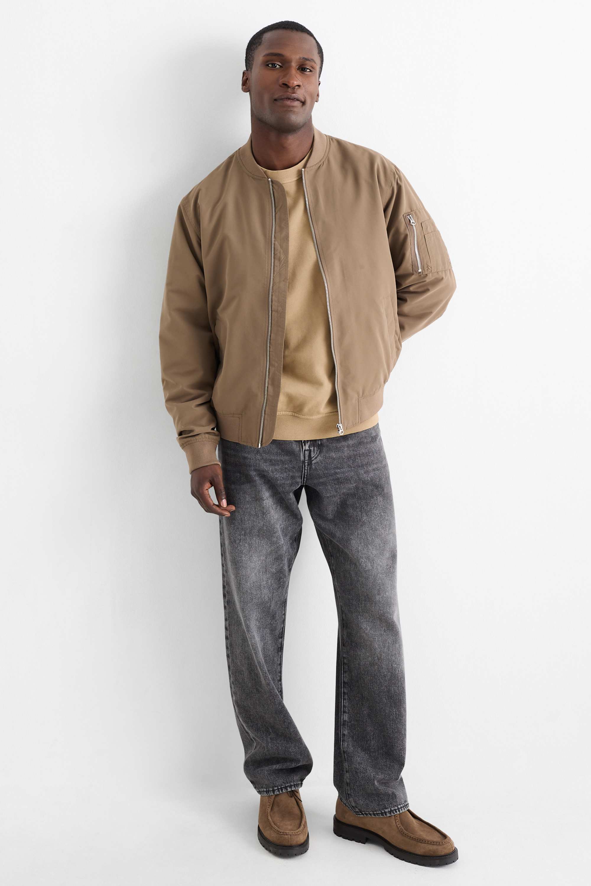 Sweatshirt light brown (3)