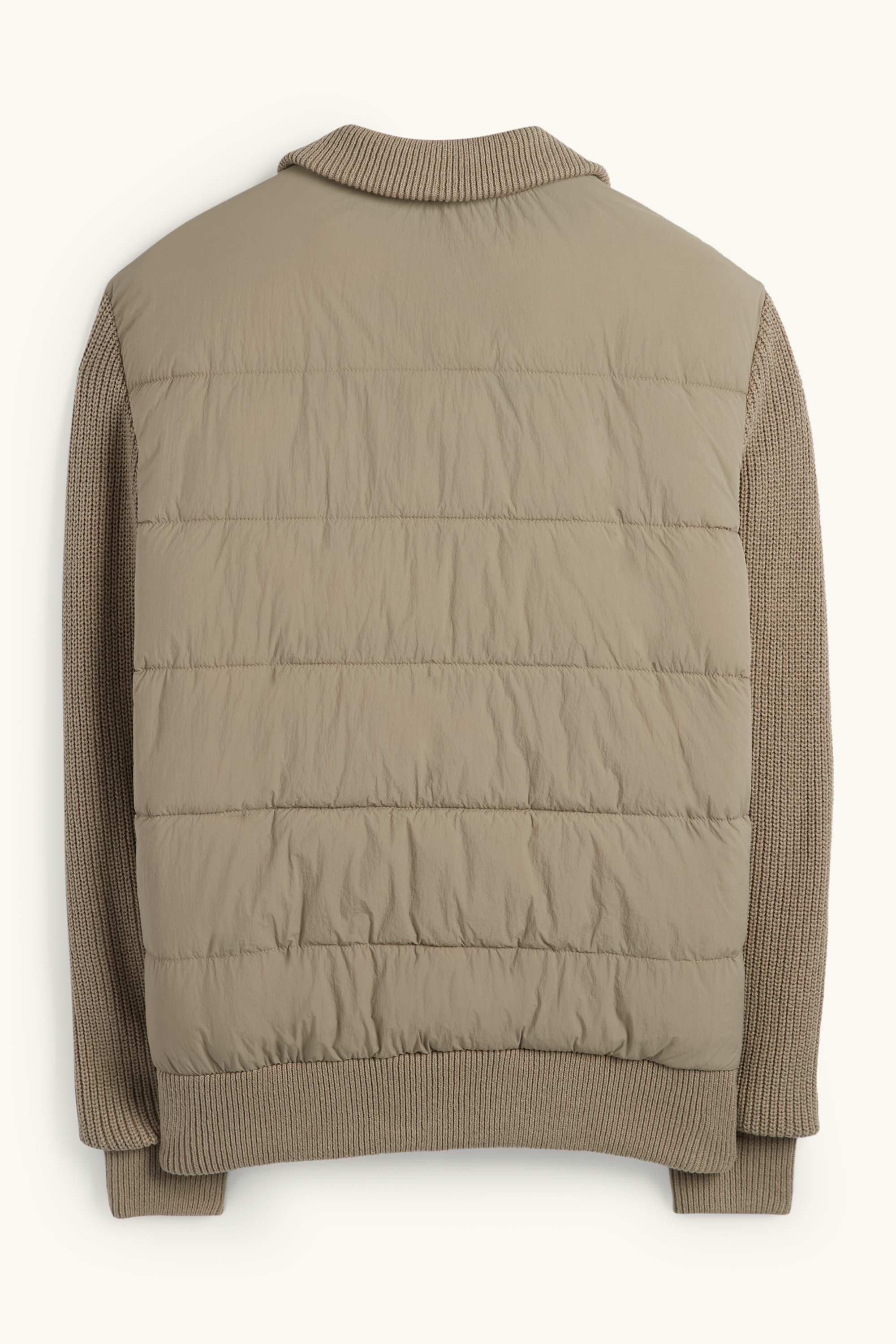 Quilted jacket beige