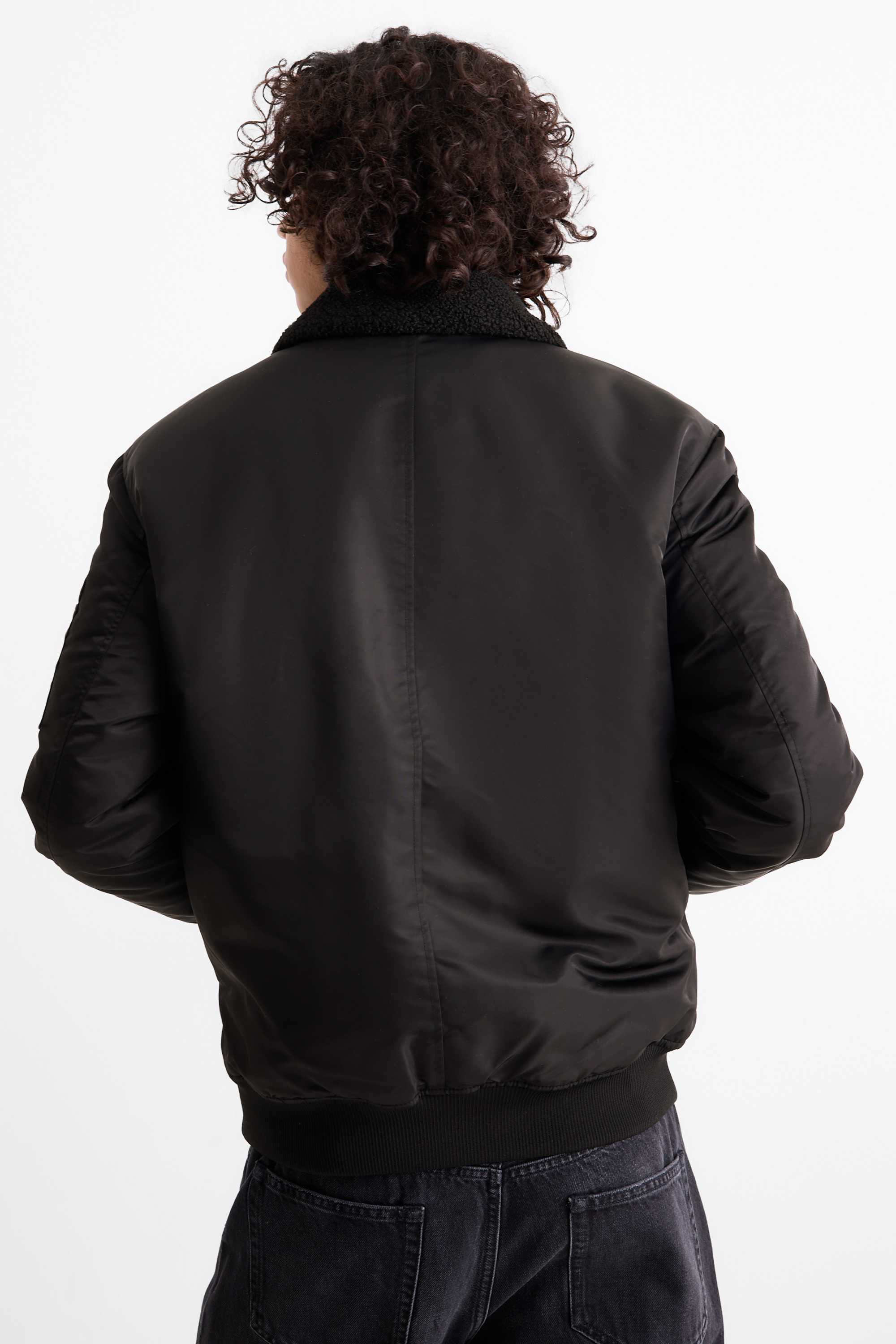 Bomber jacket - lined black