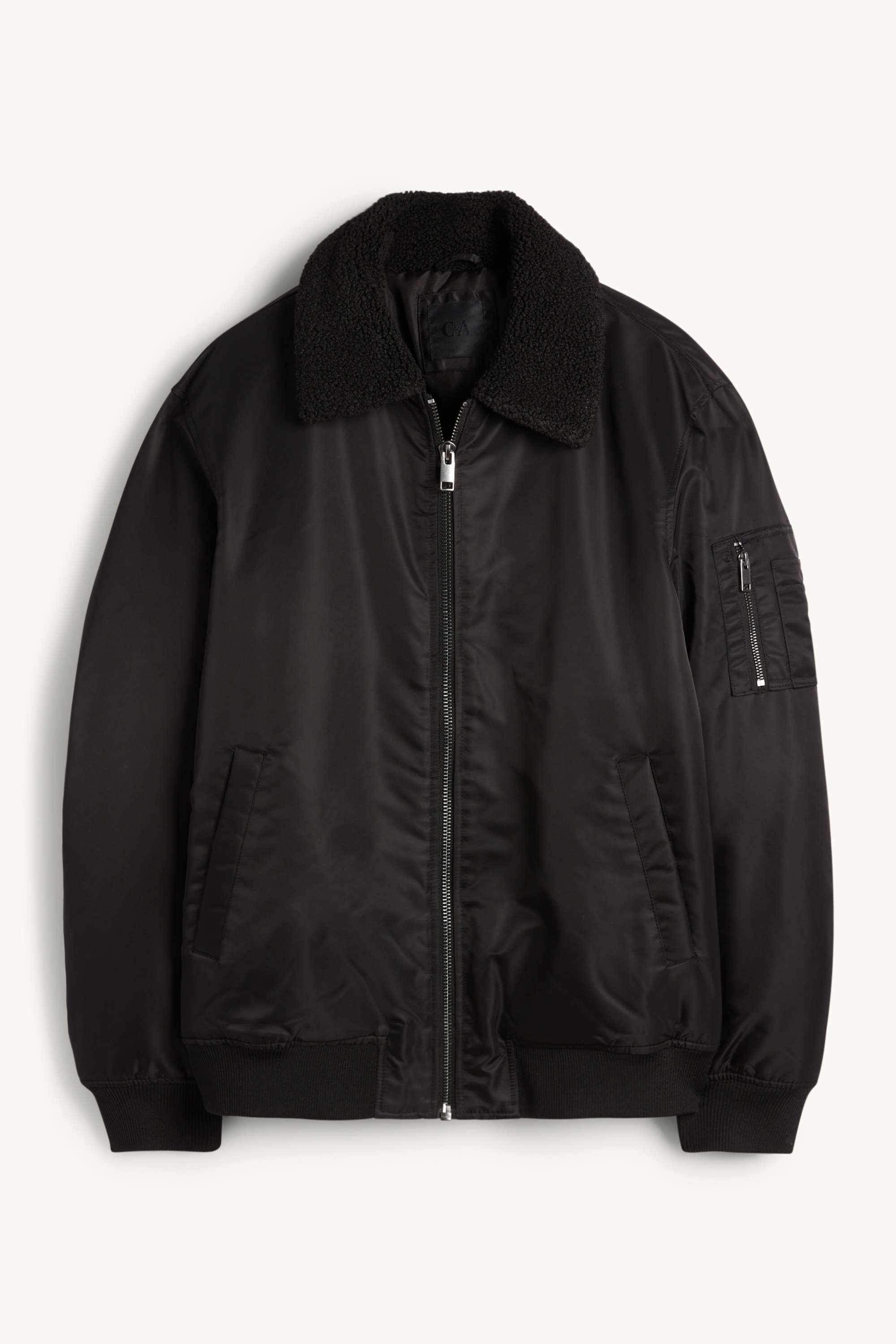 Bomber jacket - lined black