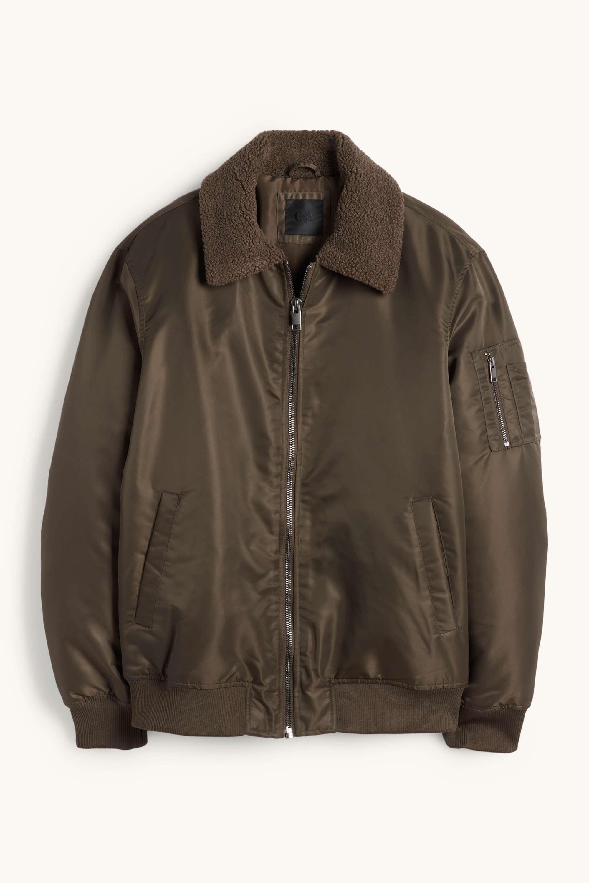 Bomber jacket - lined dark green