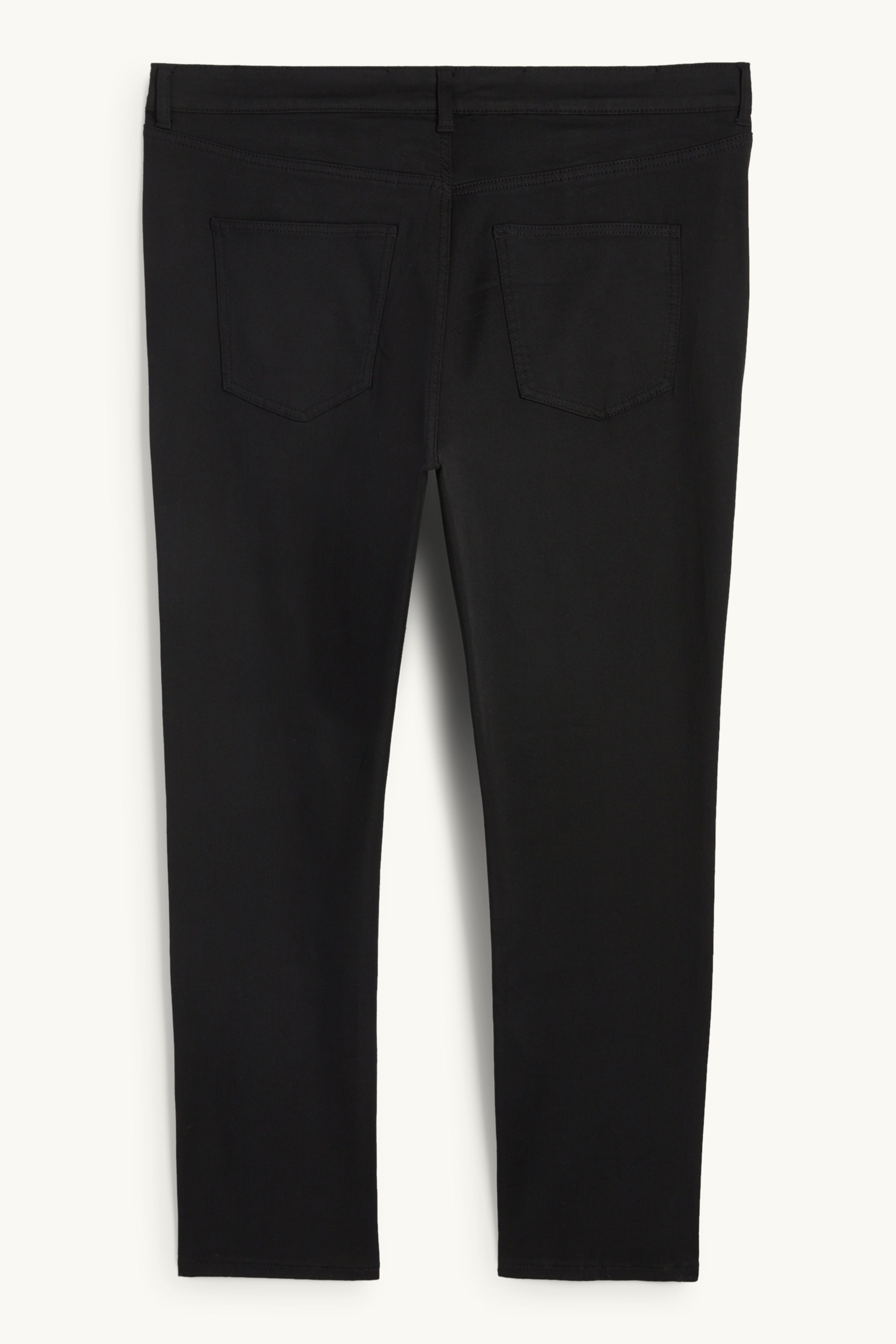 Cloth trousers - high waist - slim fit black