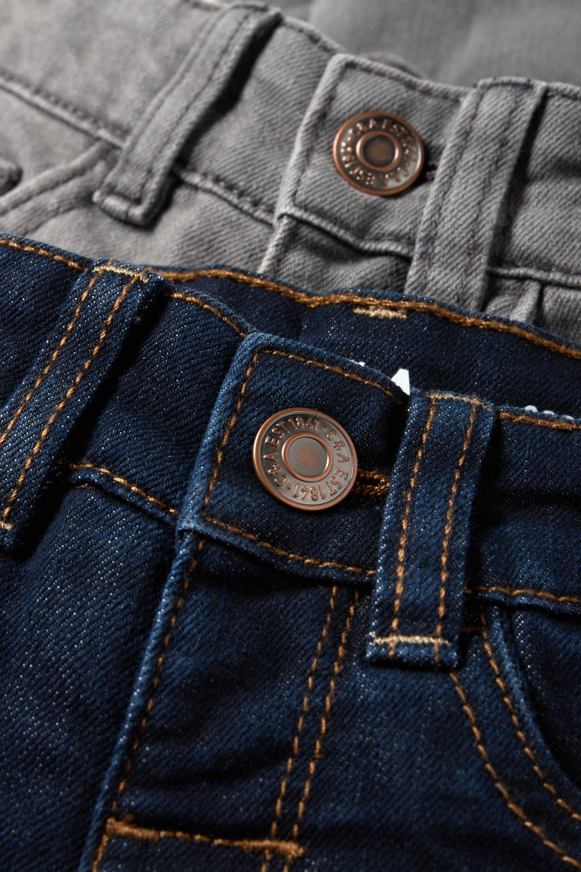 Multipack of 2 - straight jeans - thermal jeans denim-dark blue