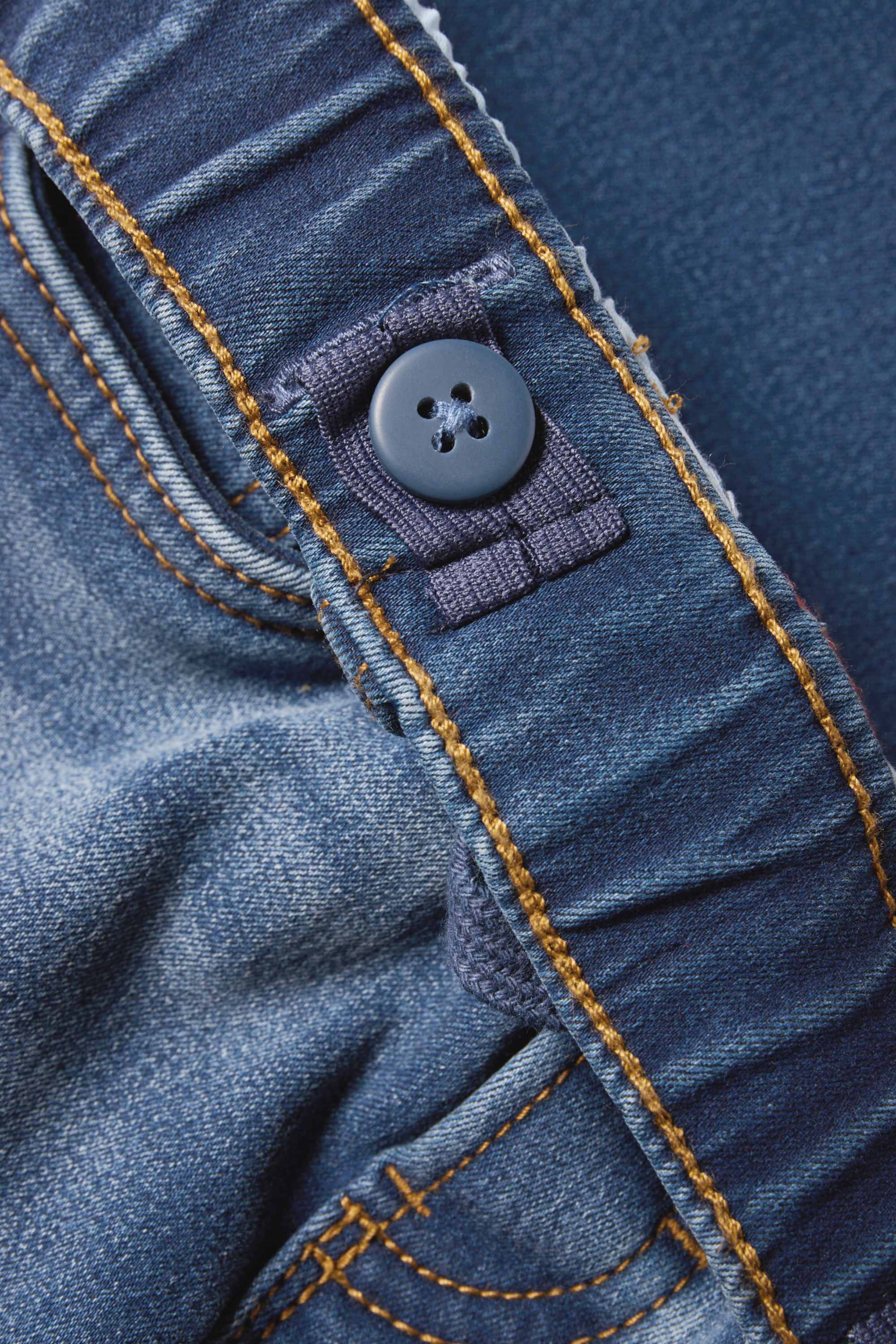 Straight jeans - thermal jeans blue denim