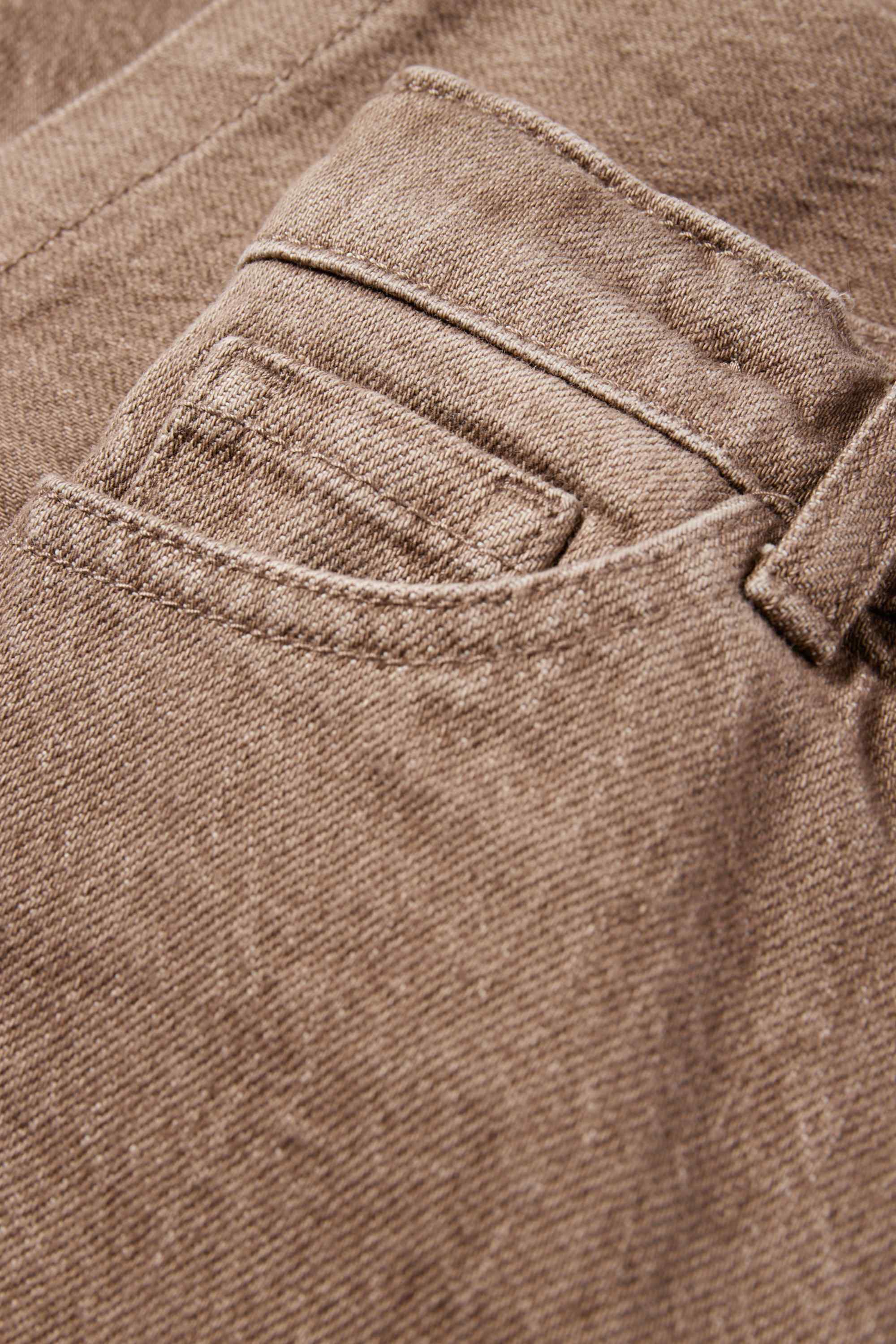 Loose fit jeans - thermal jeans gray-brown