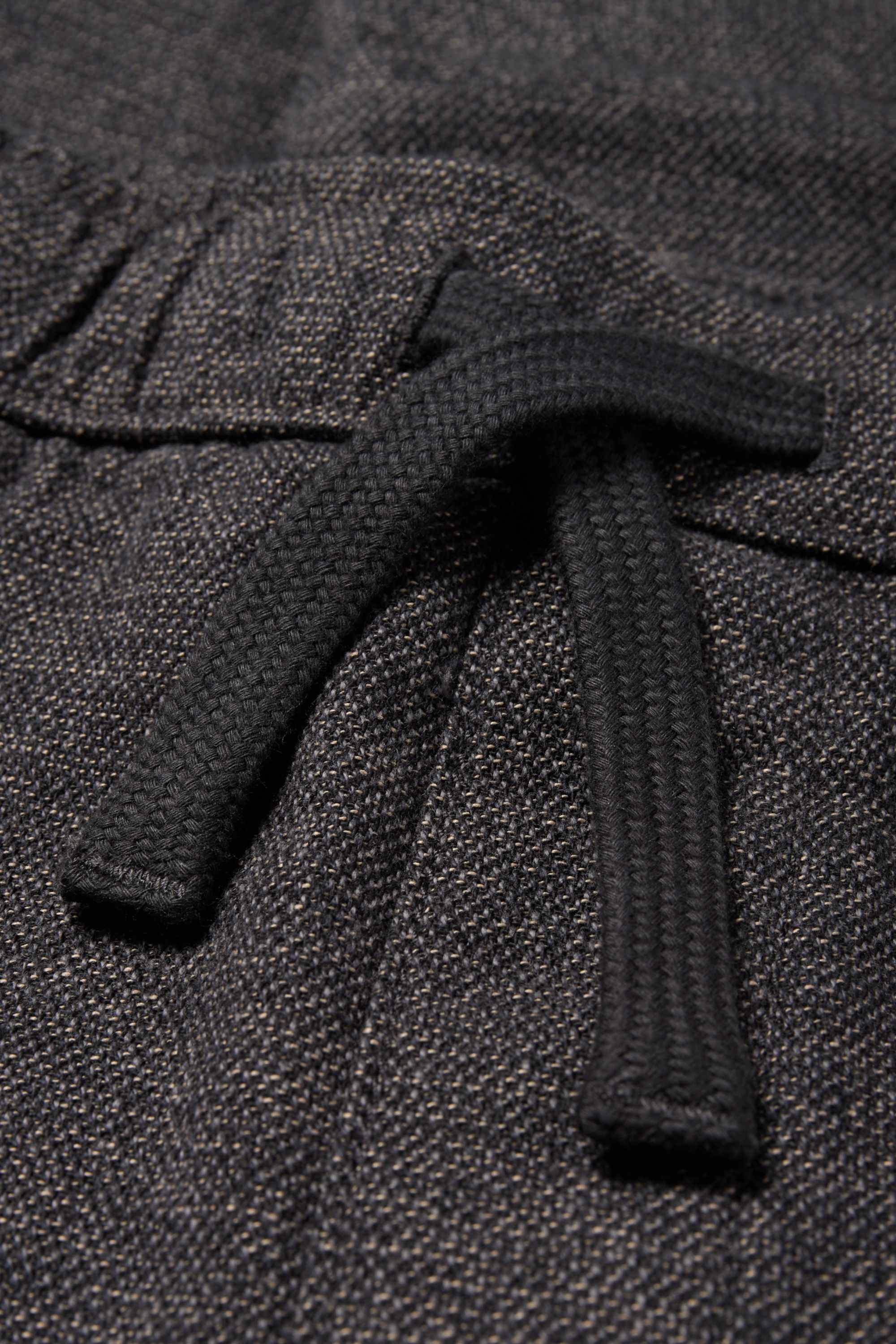 Thermal trousers - textured dark gray