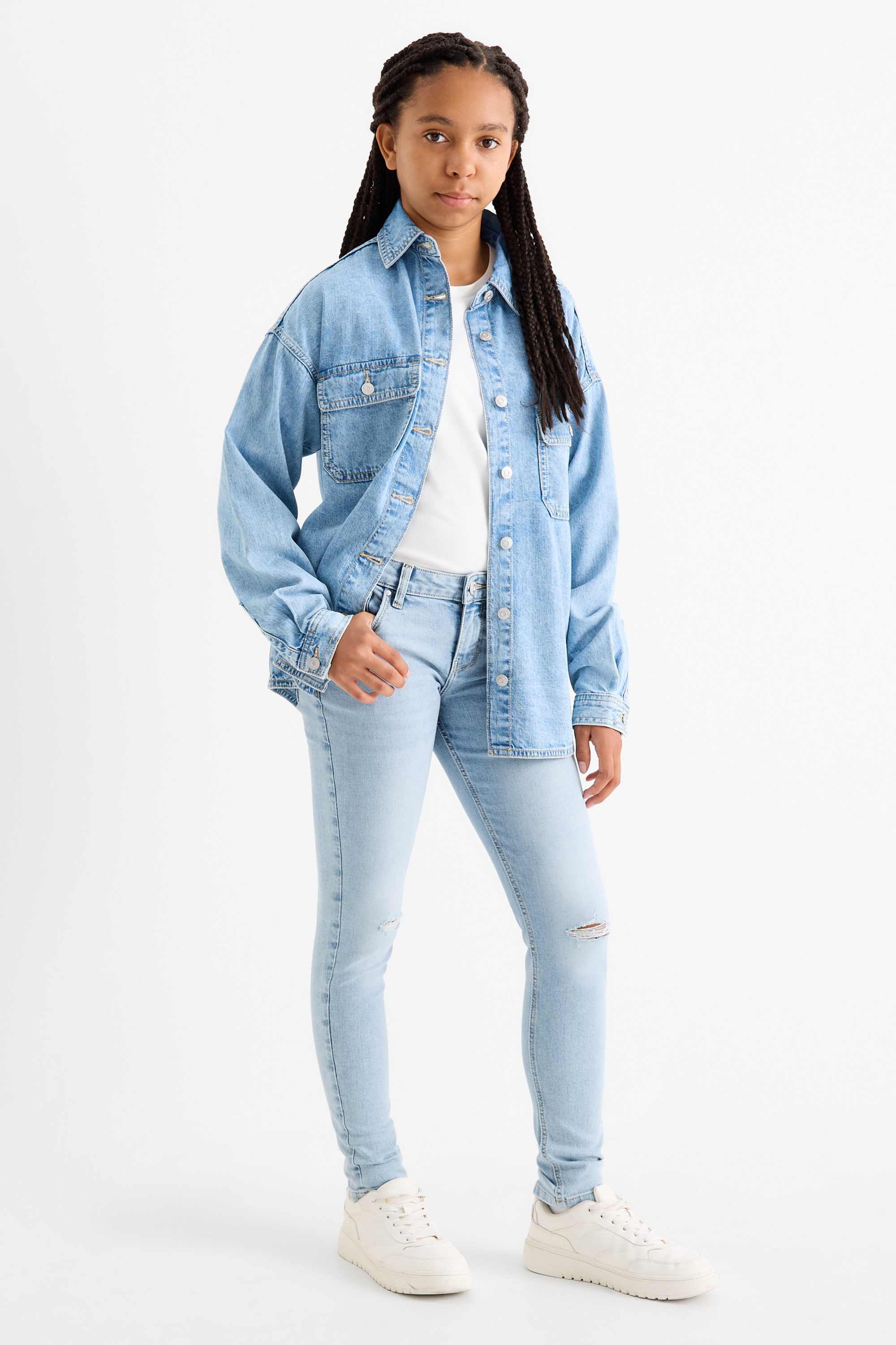 Skinny jeans - LYCRA® denim-light blue