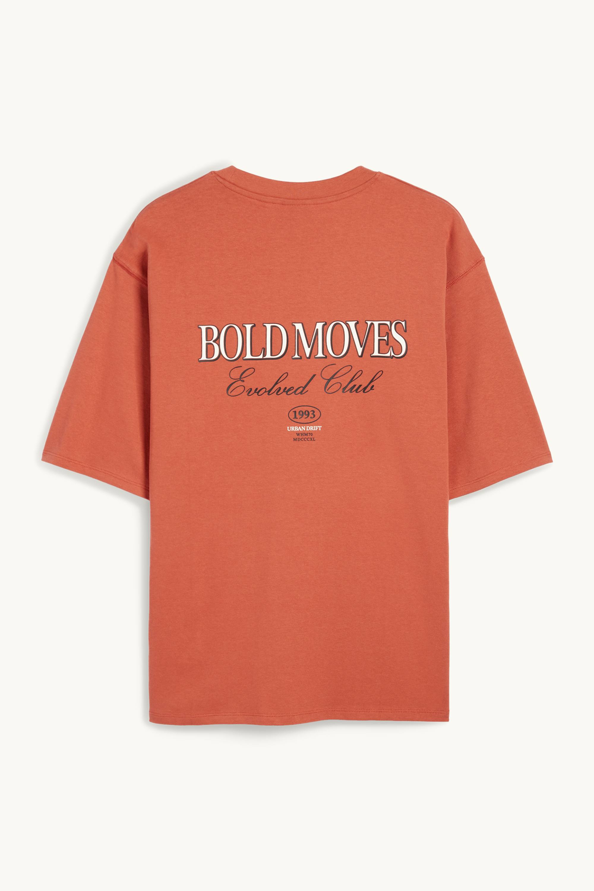 T-shirt - oversized terracotta