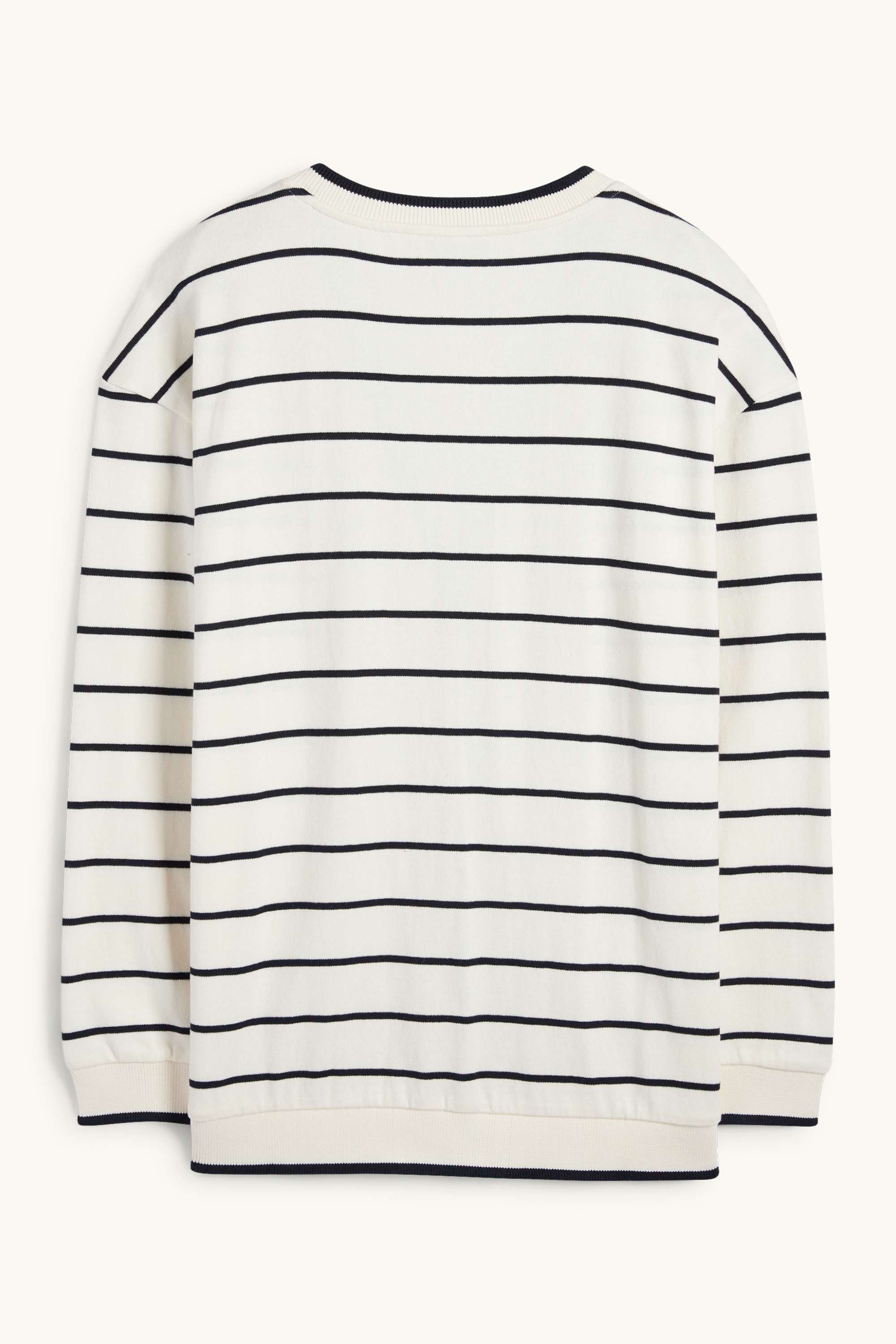 Cardigan - striped cremewhite