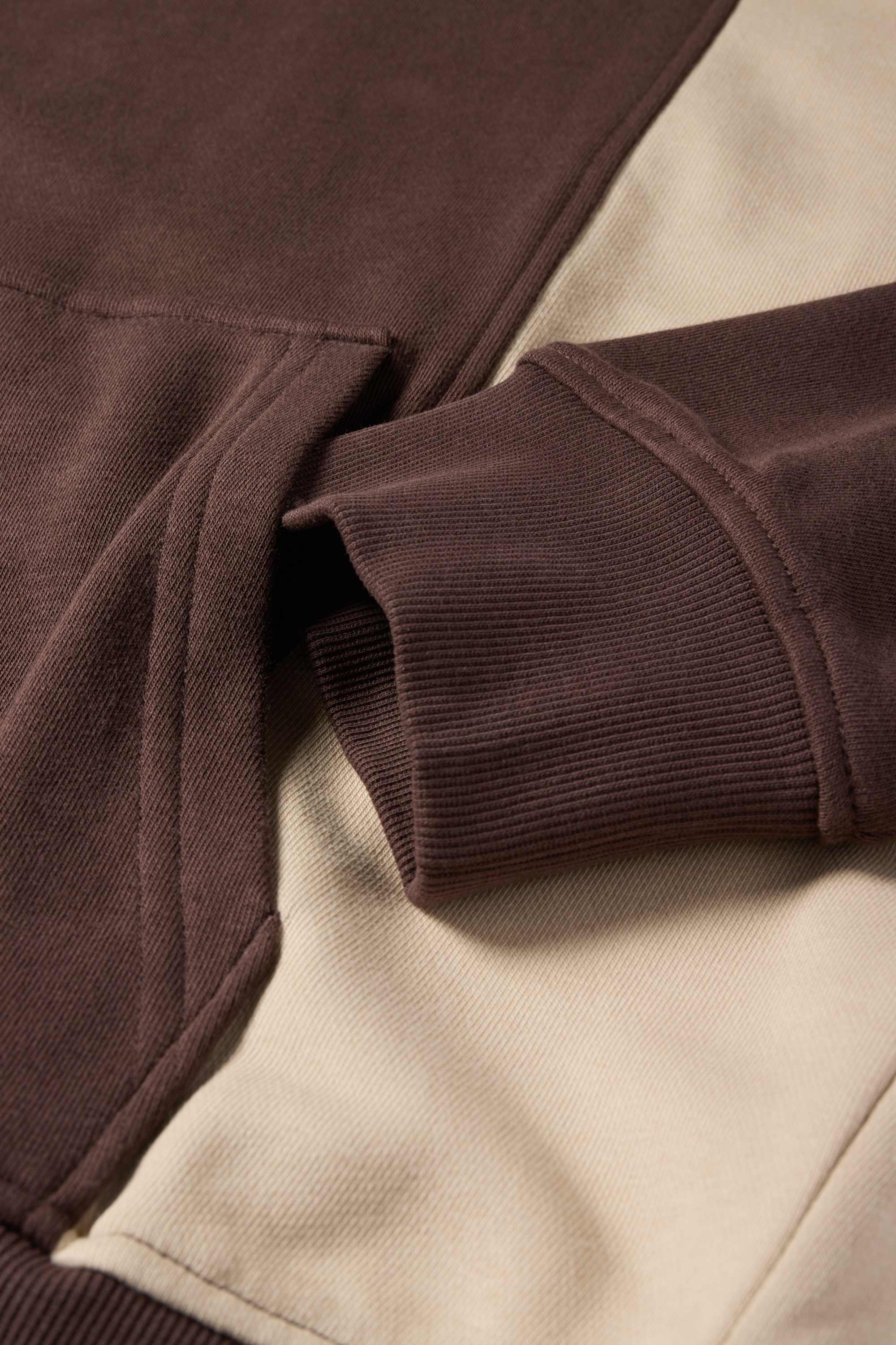 Hoodie dark brown