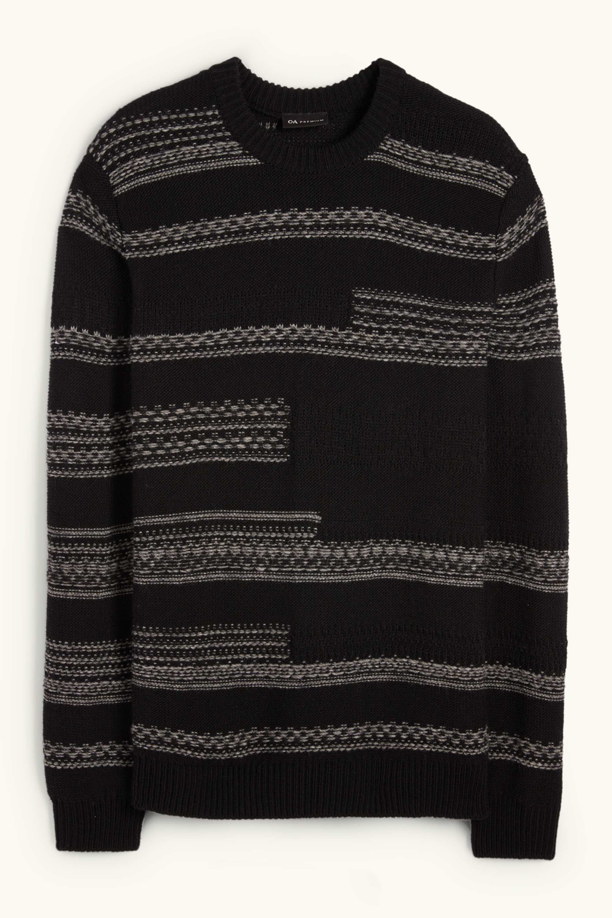 Jumper - patterned black