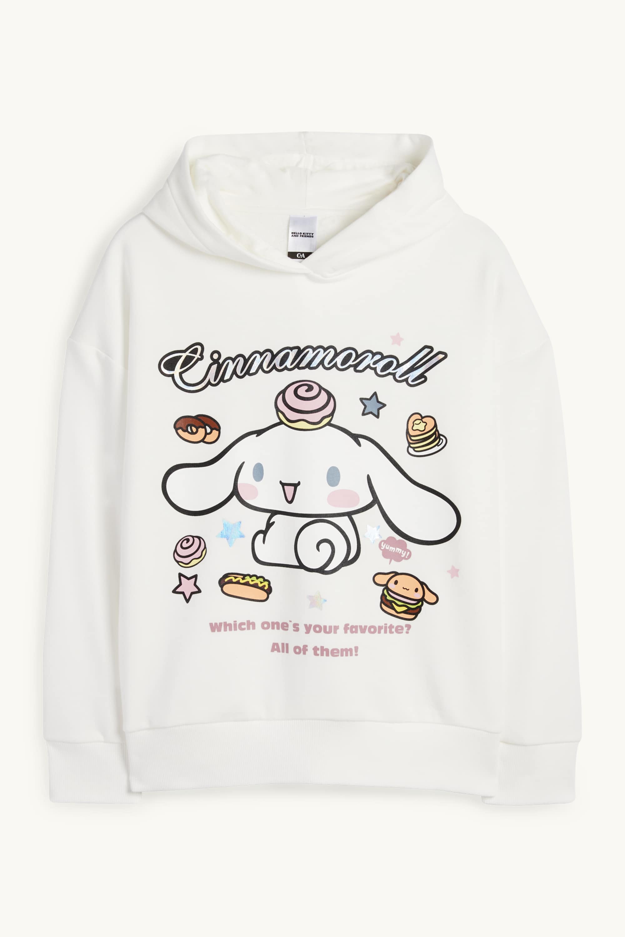 Cinnamoroll - hoodie white