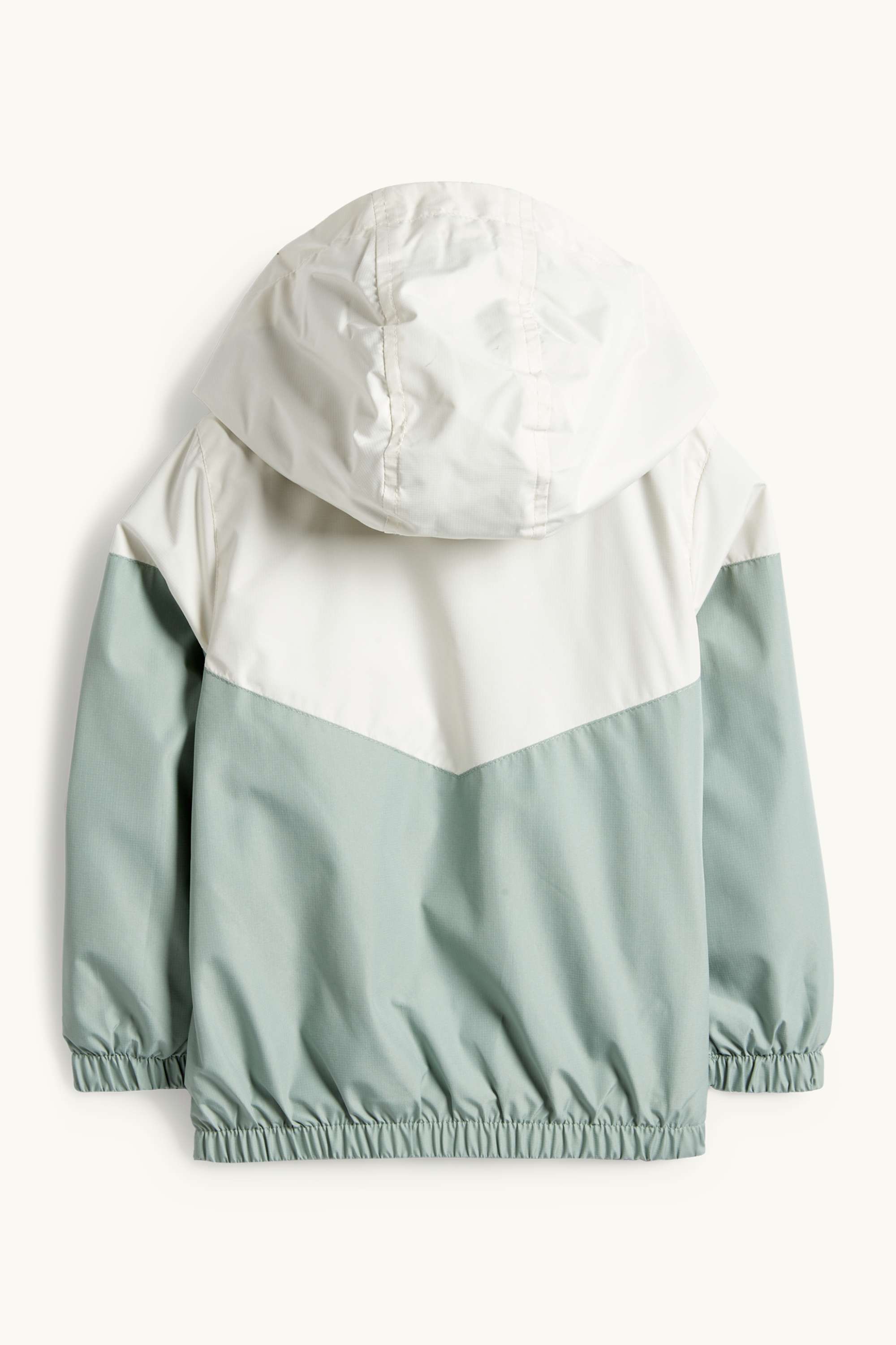 Jacket with hood - water-repellent mint green