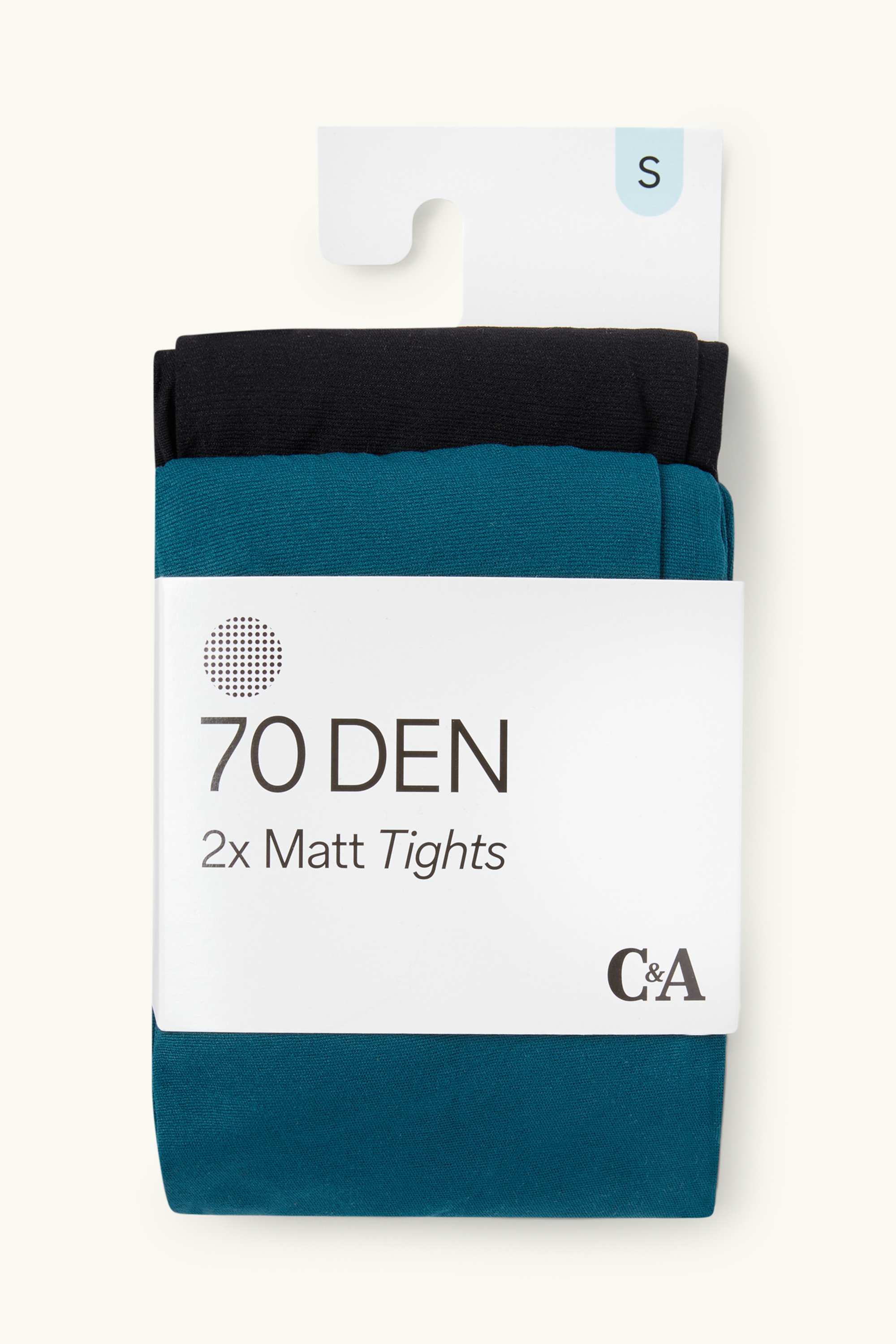 Multipack of 2 - tights - 70 denier dark green
