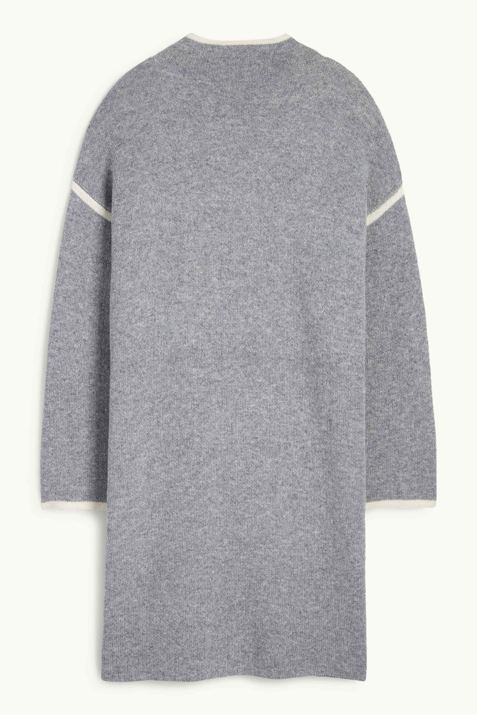 Knitted dress light gray