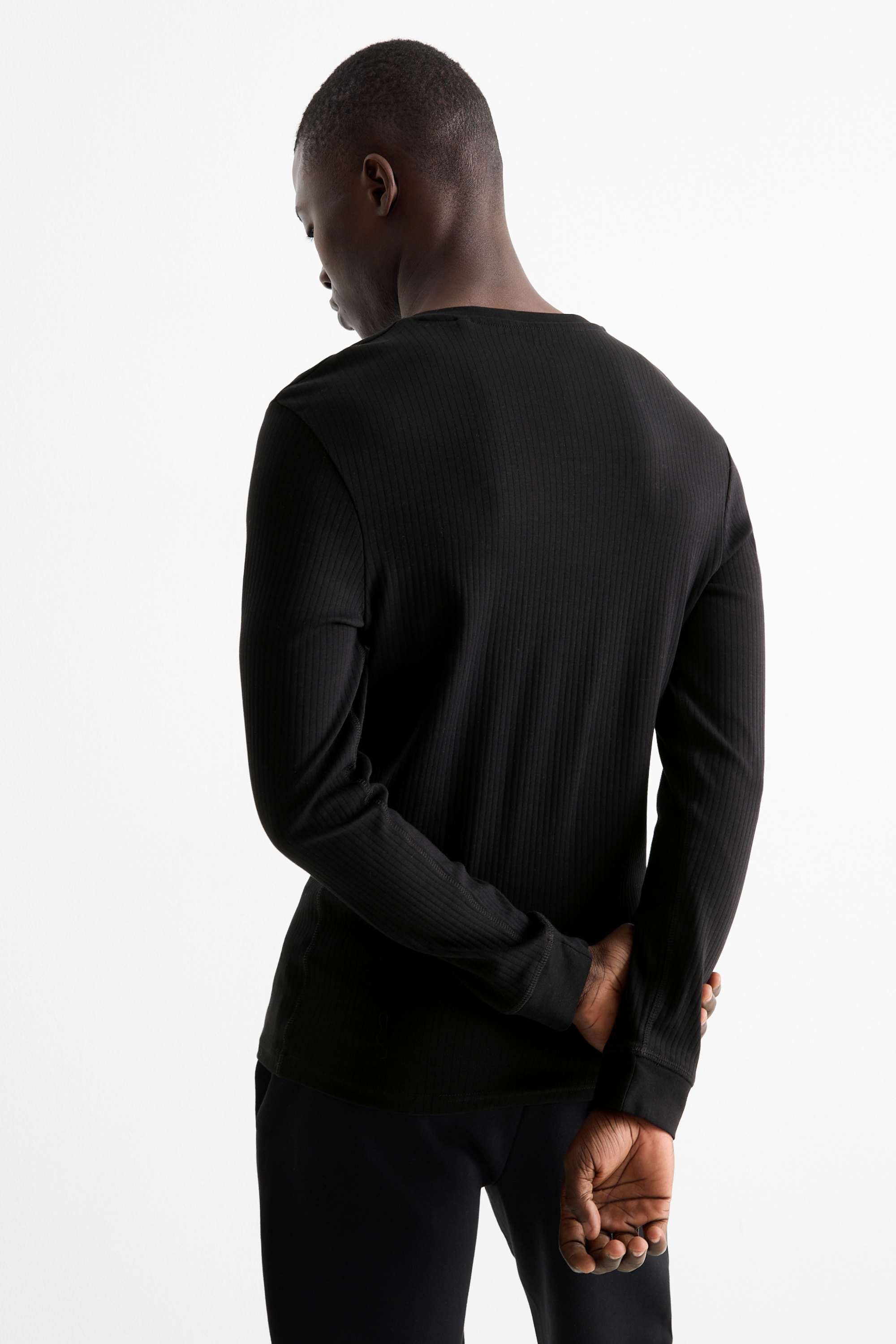 Vest - ribbed black