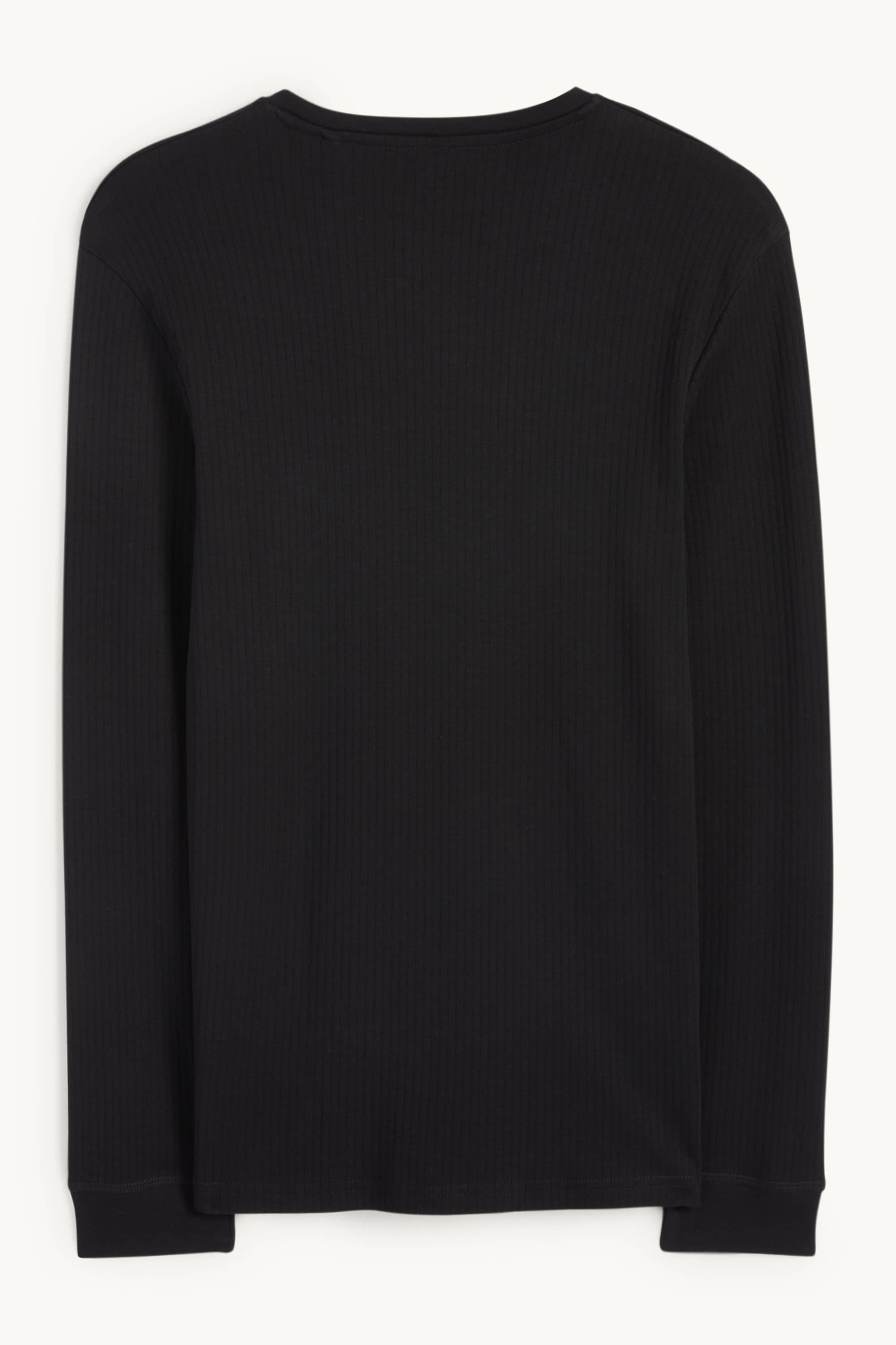 Vest - ribbed black