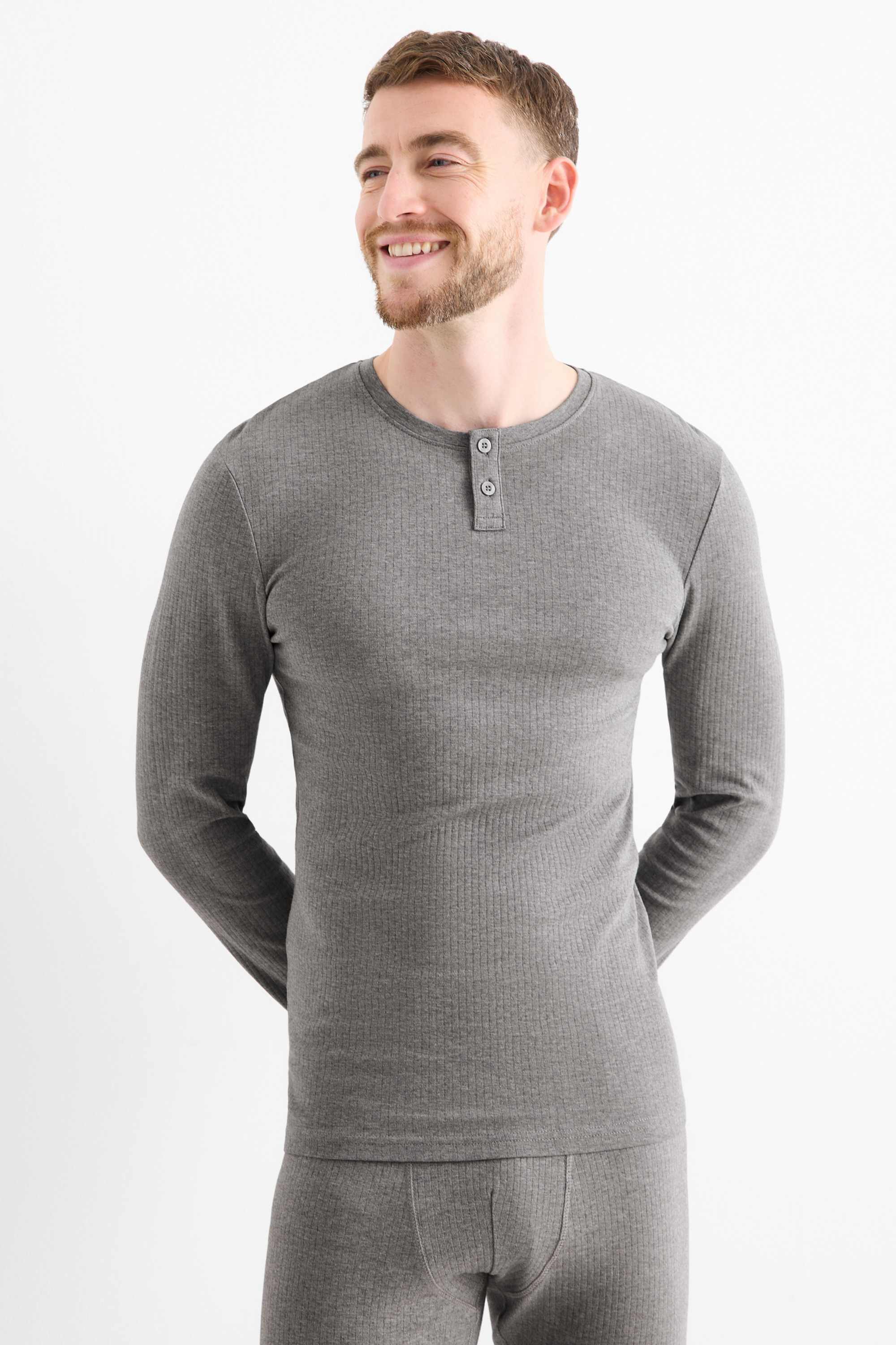 Vest - ribbed gray