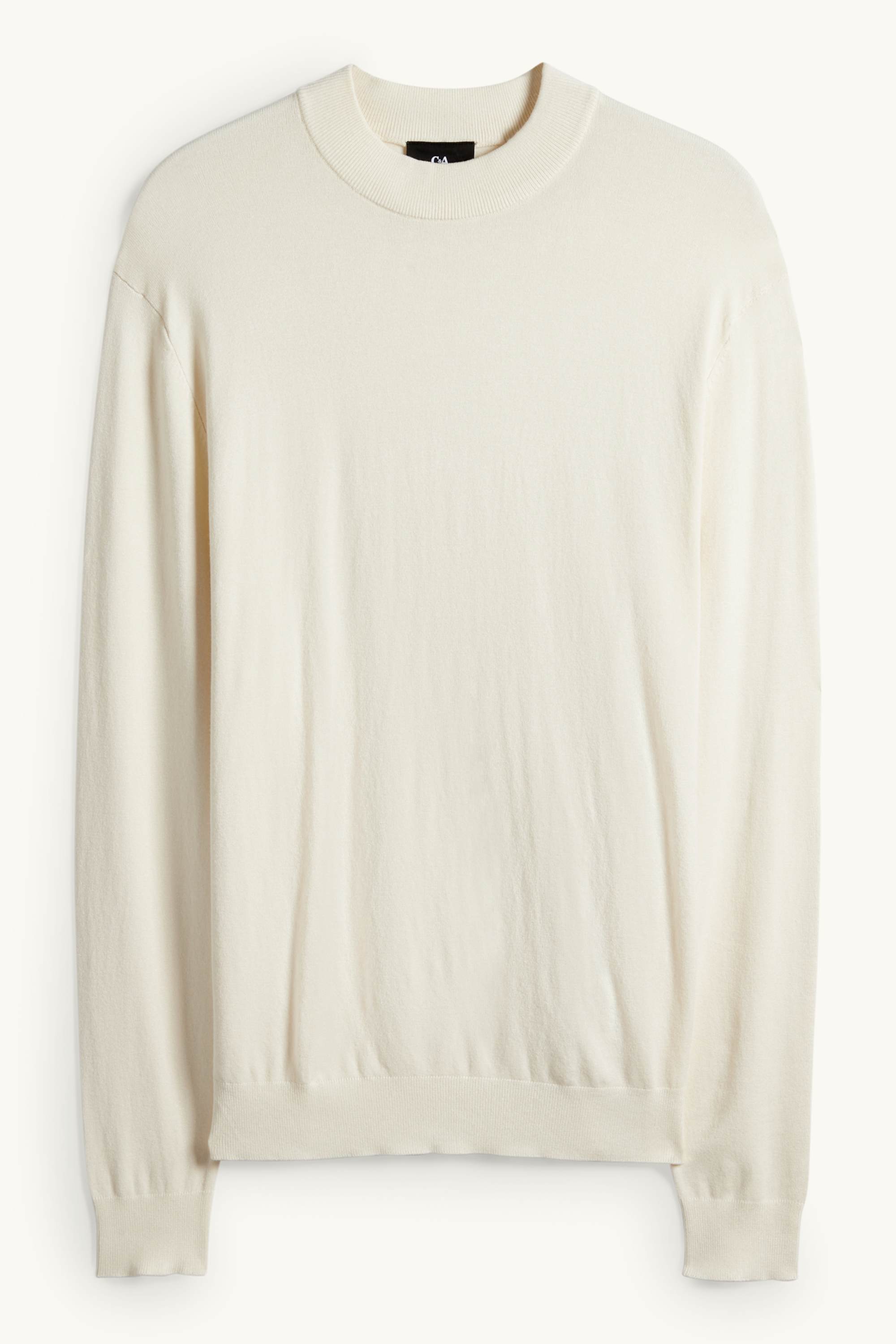 Fine knit jumper cremewhite