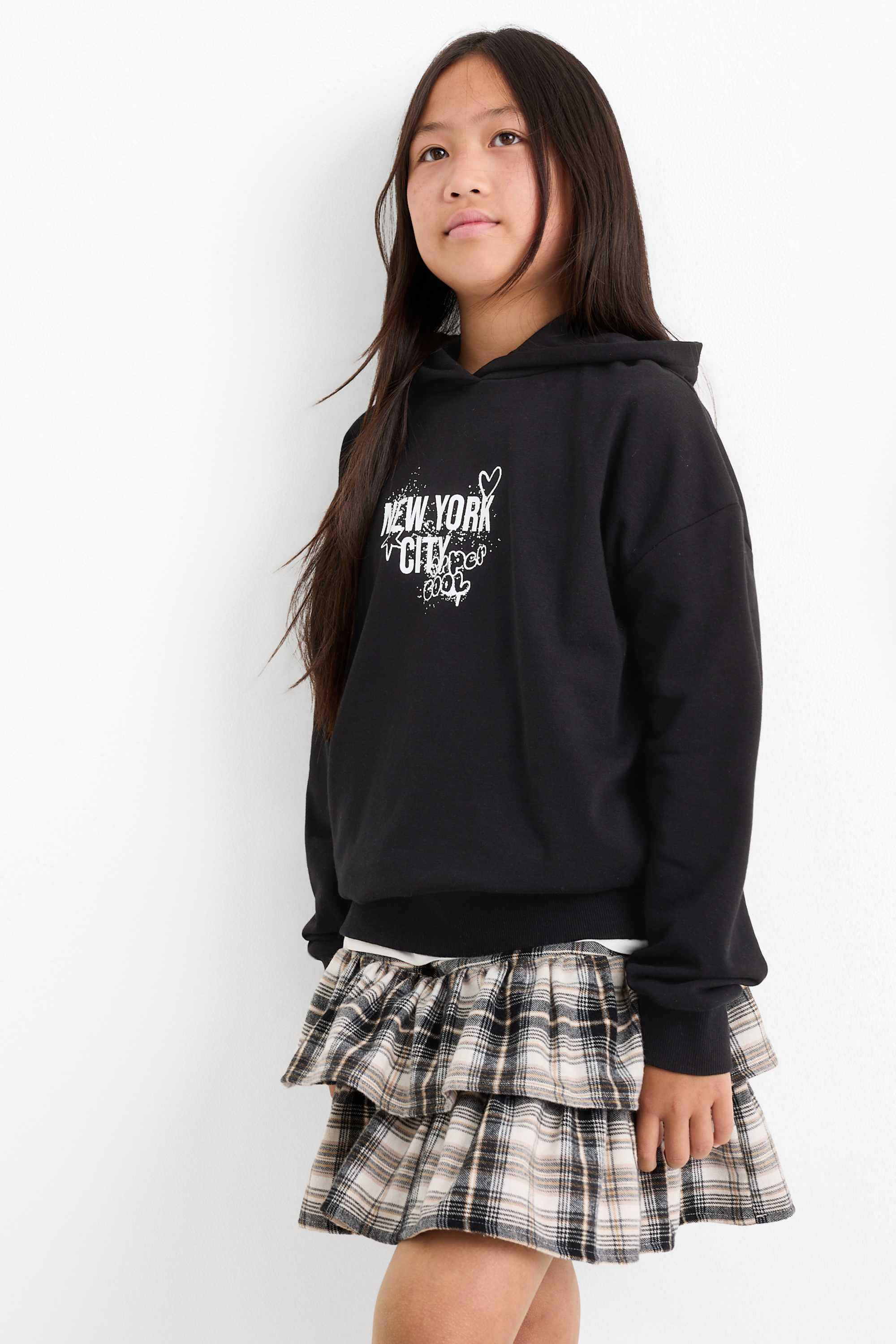 New York - hoodie black