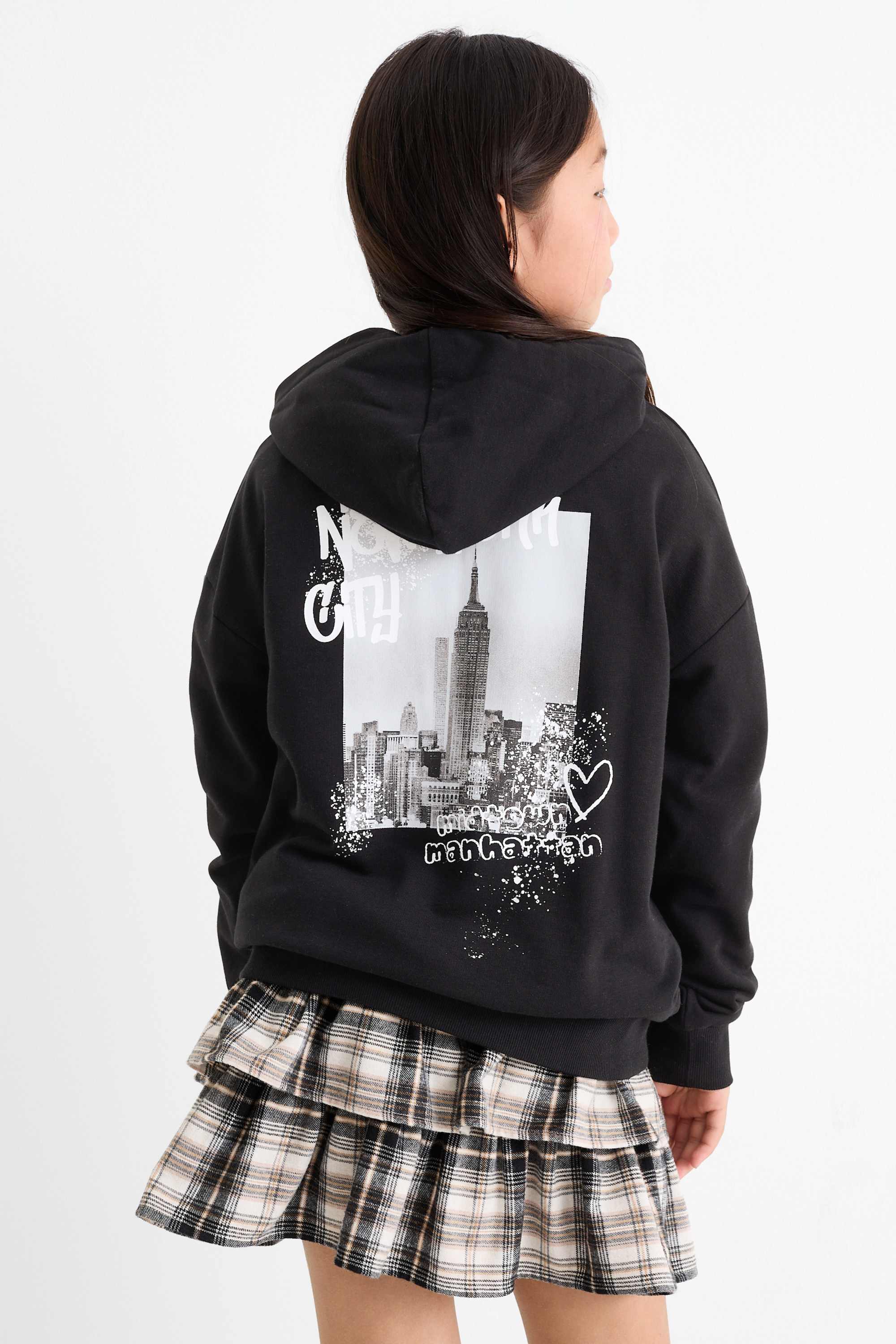 New York - hoodie black