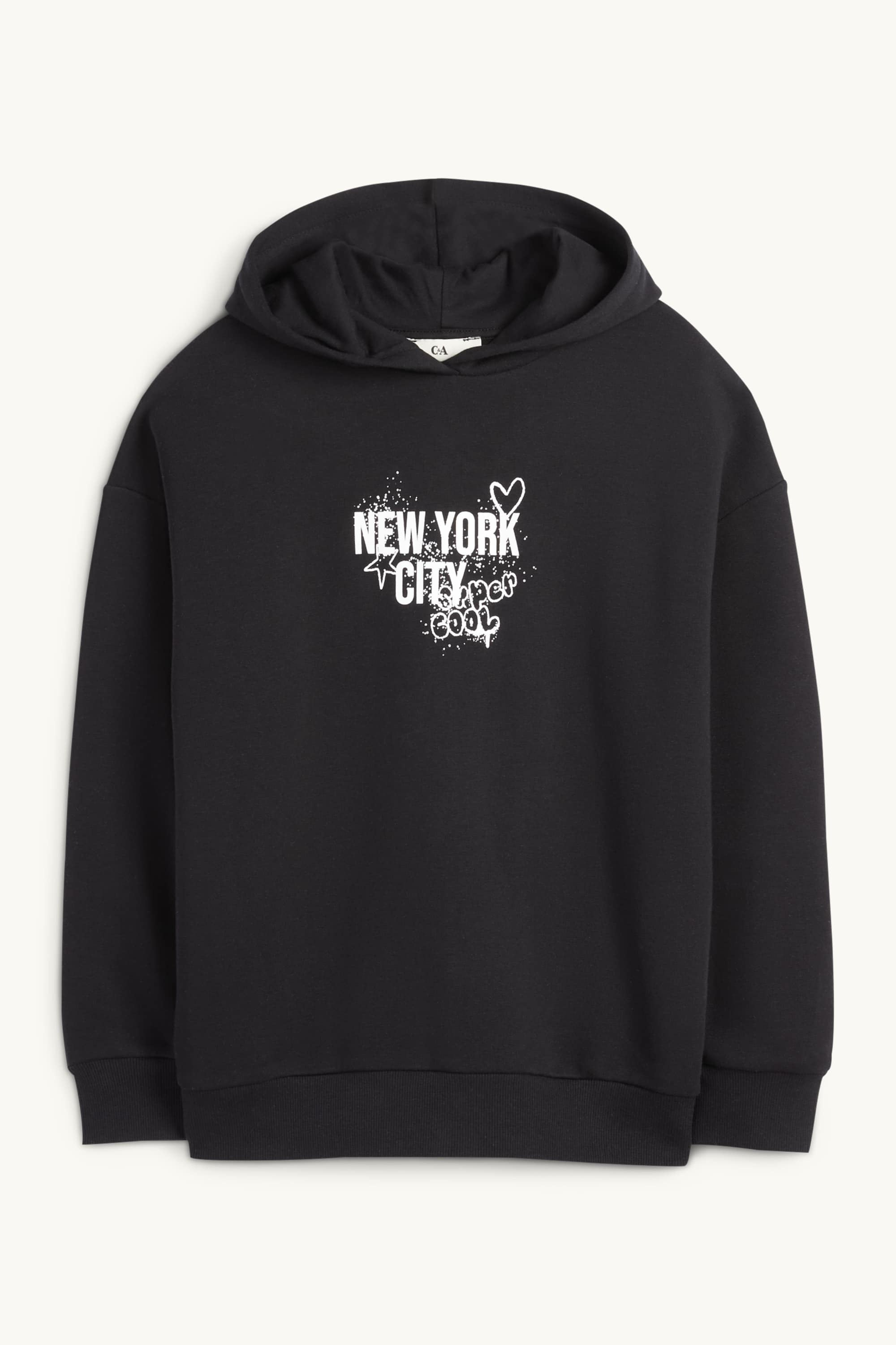 New York - hoodie black