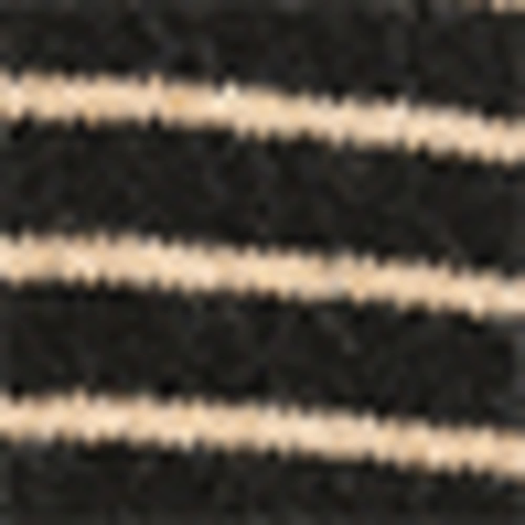 Jumper - shiny - striped black / beige