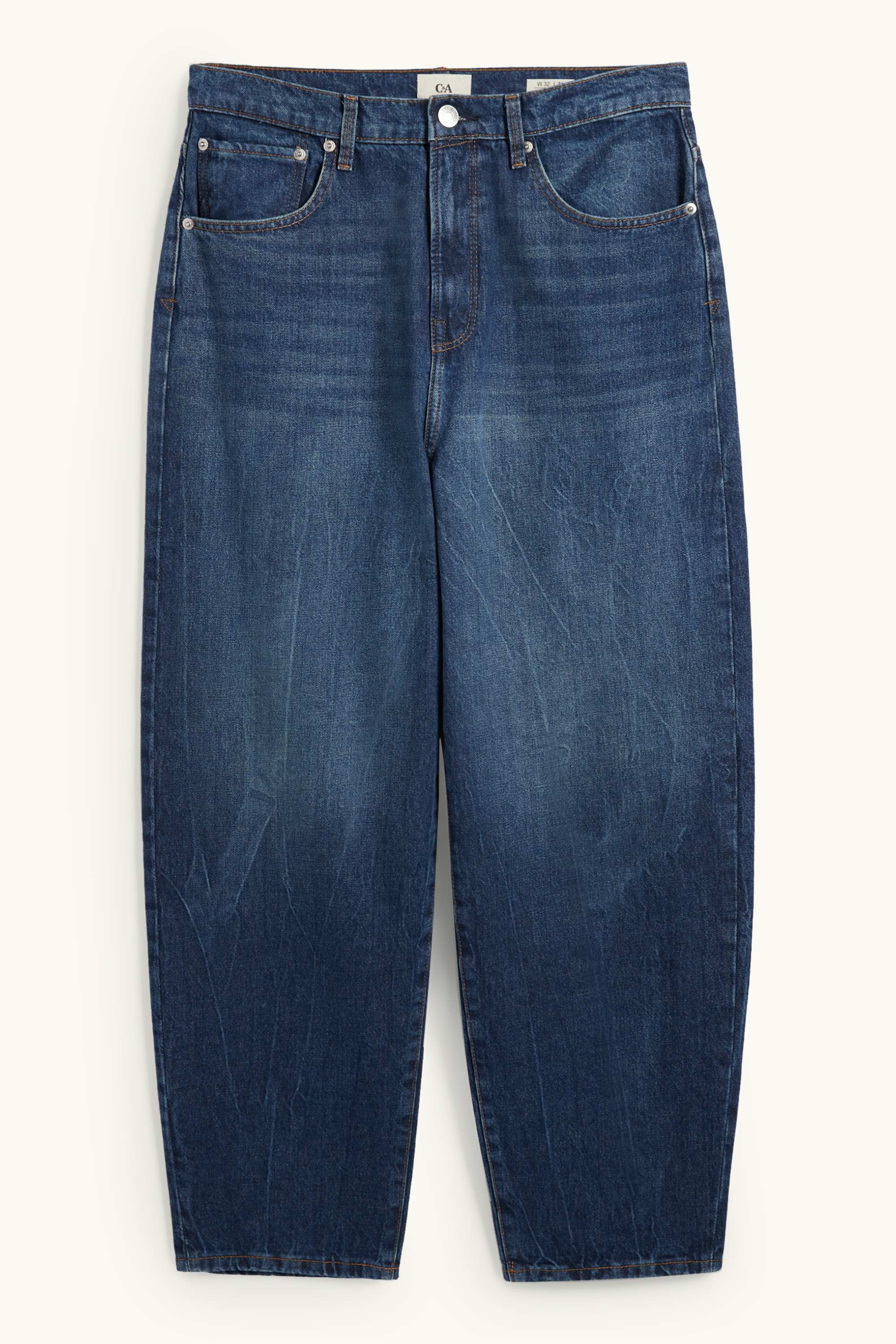 Barrel jeans blue denim