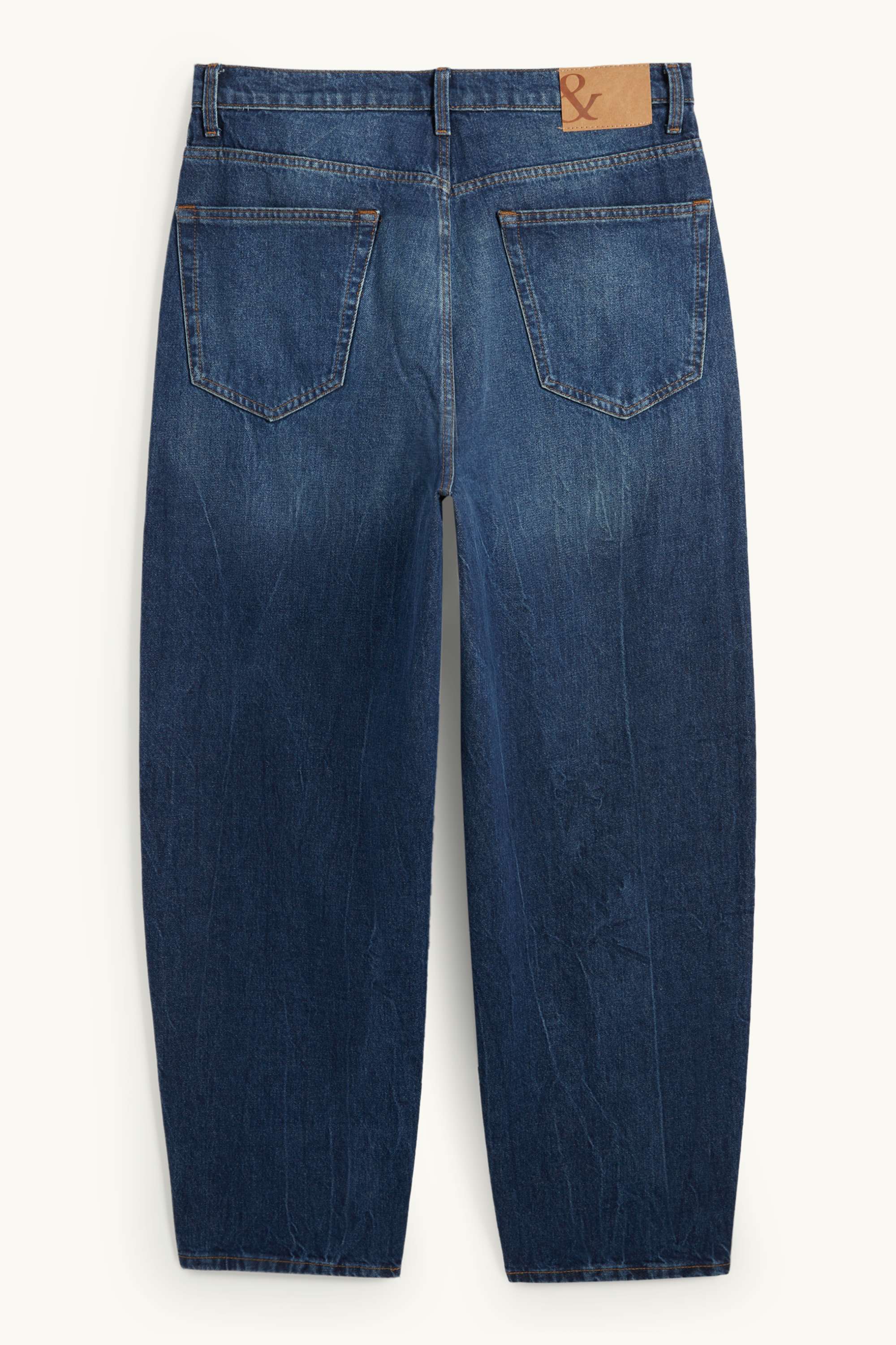 Barrel jeans blue denim