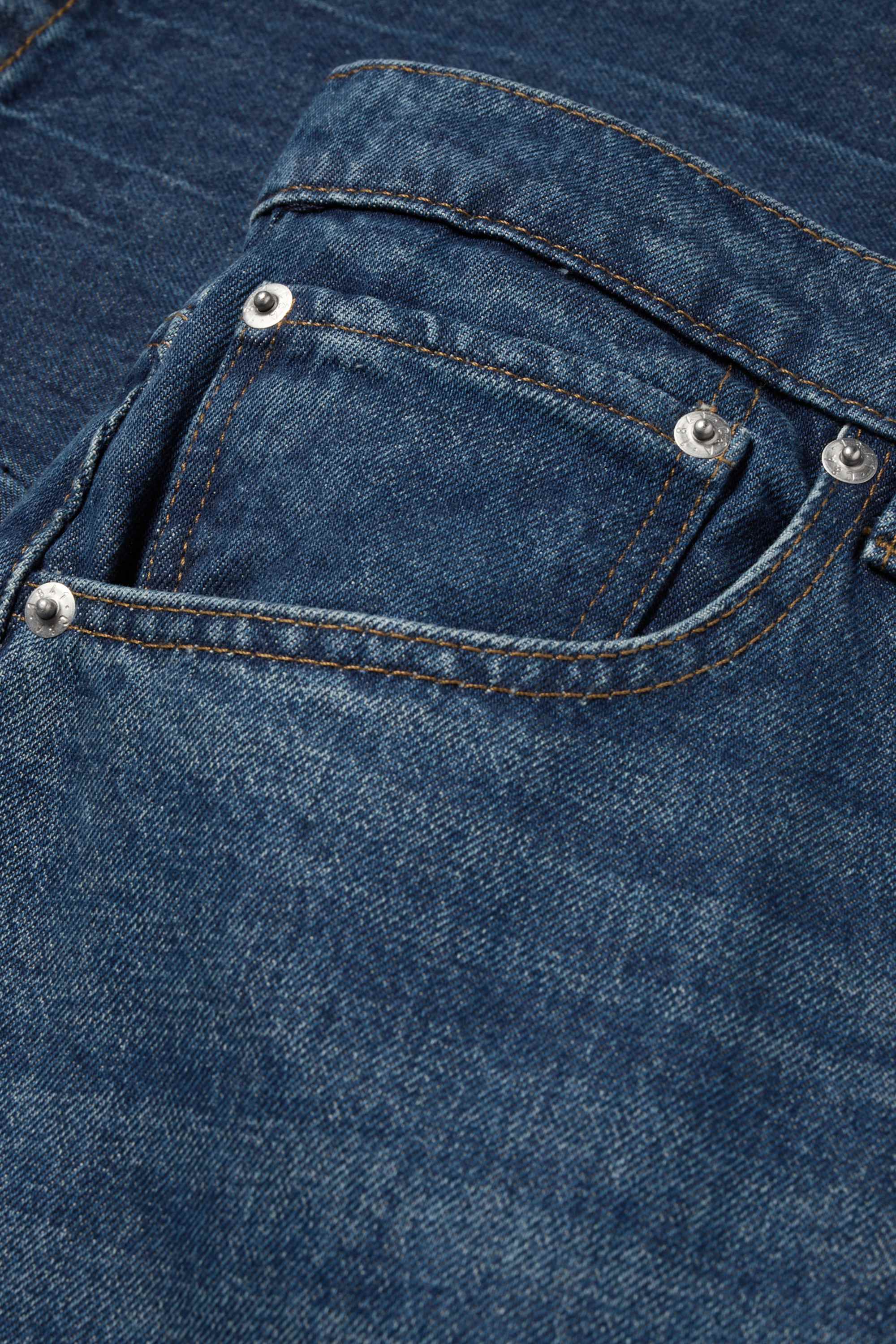 Barrel jeans blue denim