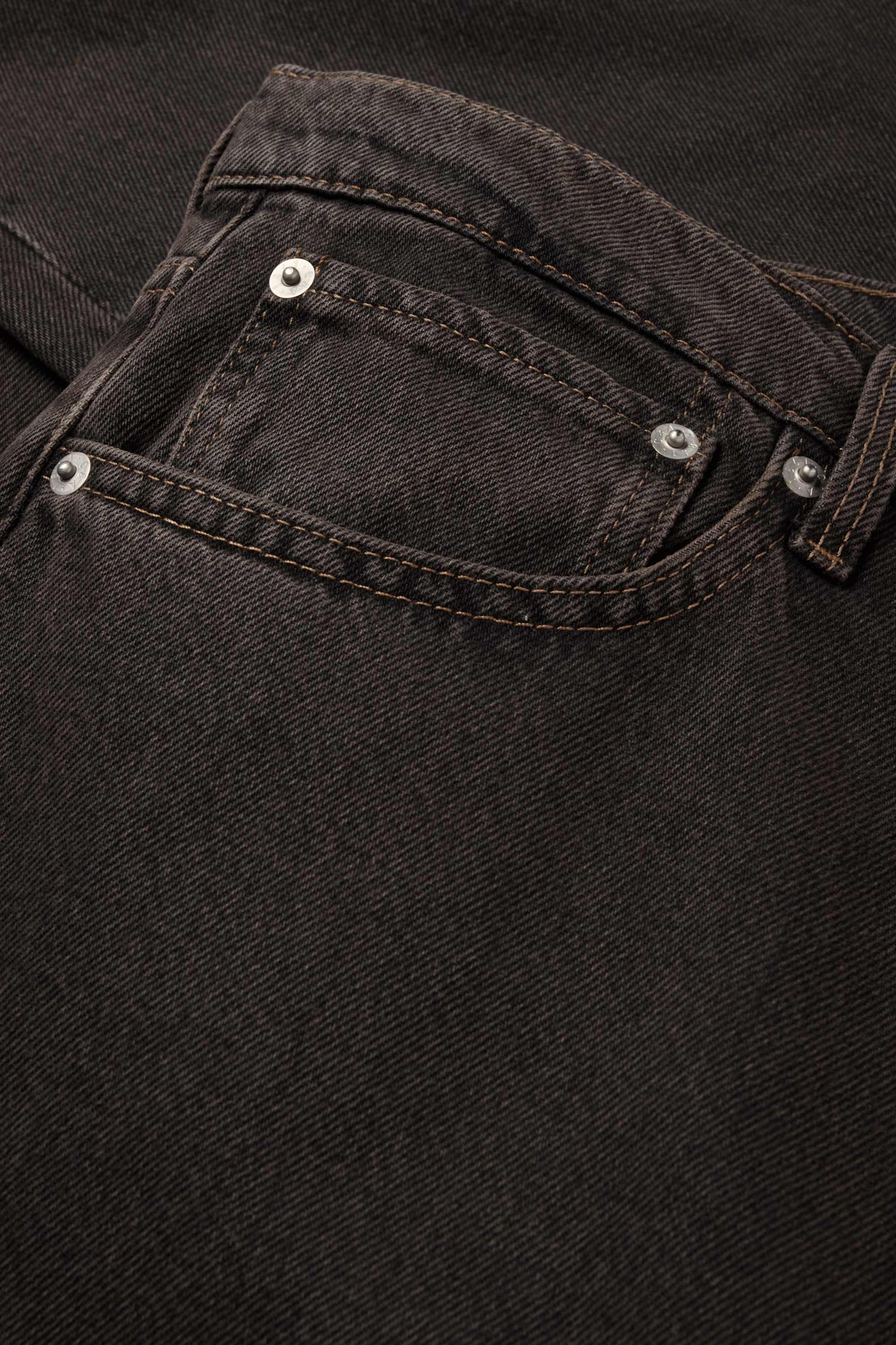 Barrel jeans denim-brown
