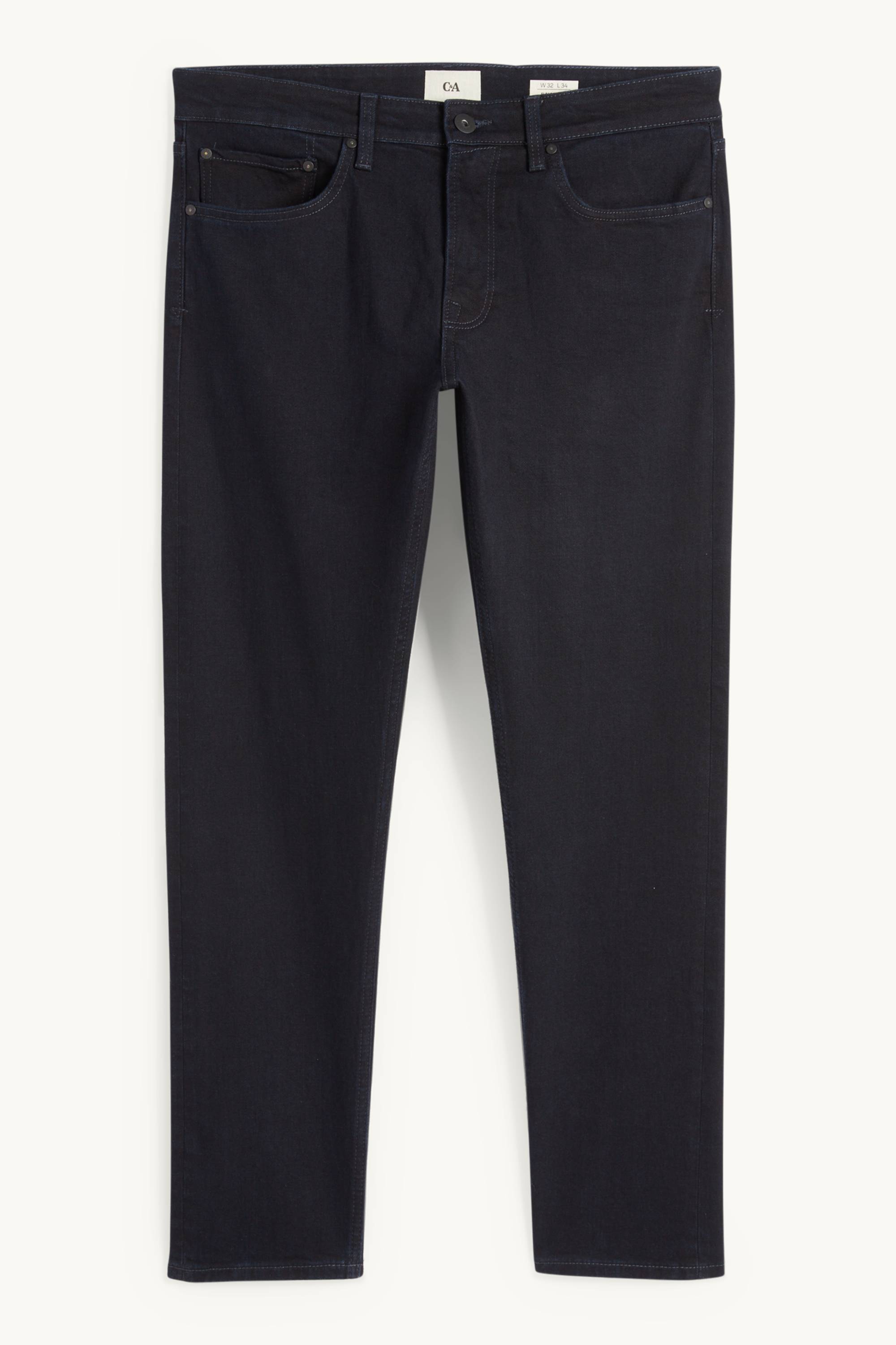 Slim tapered jeans denim-dark blue