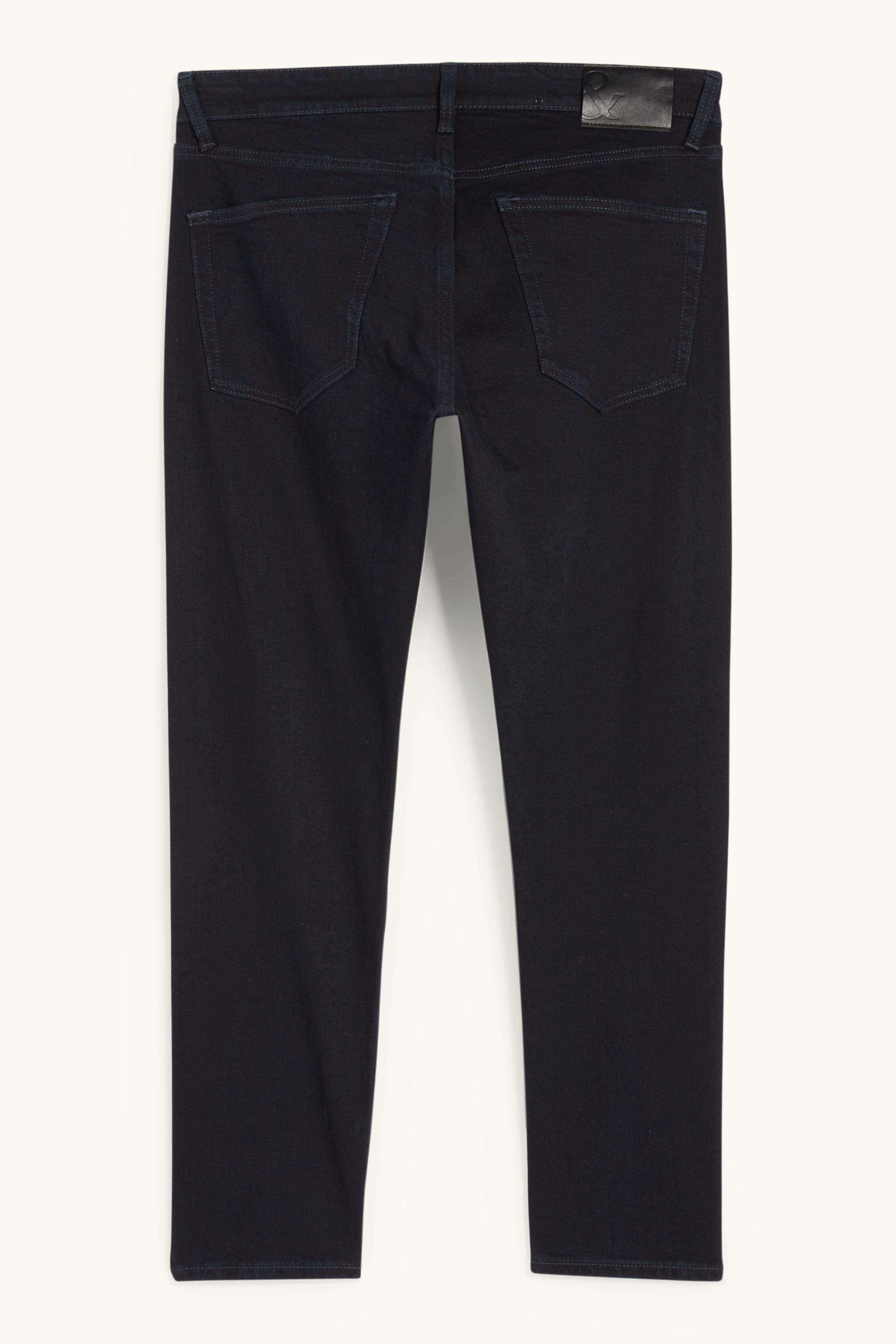 Slim tapered jeans denim-dark blue