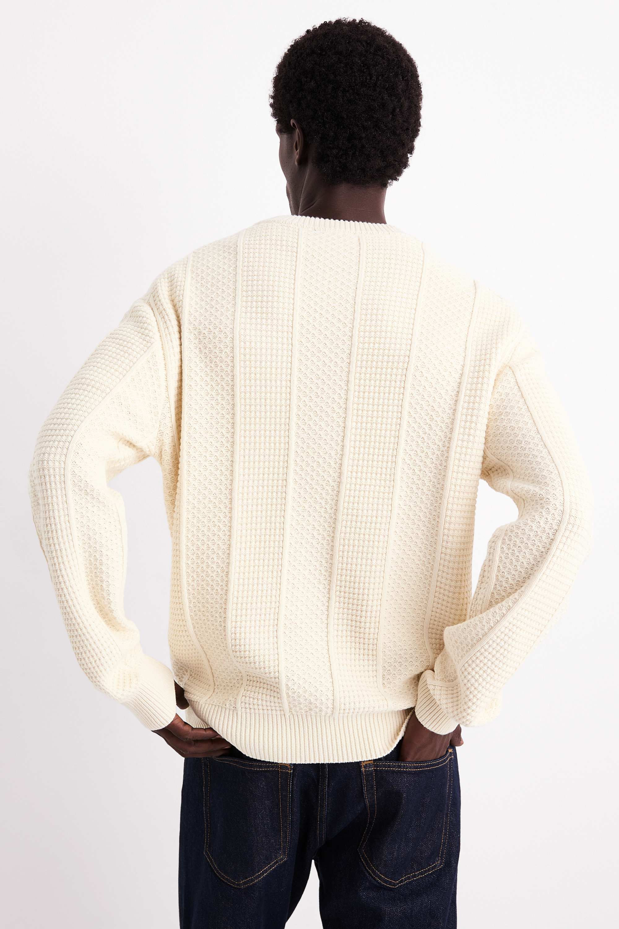 Jumper - textured cremewhite