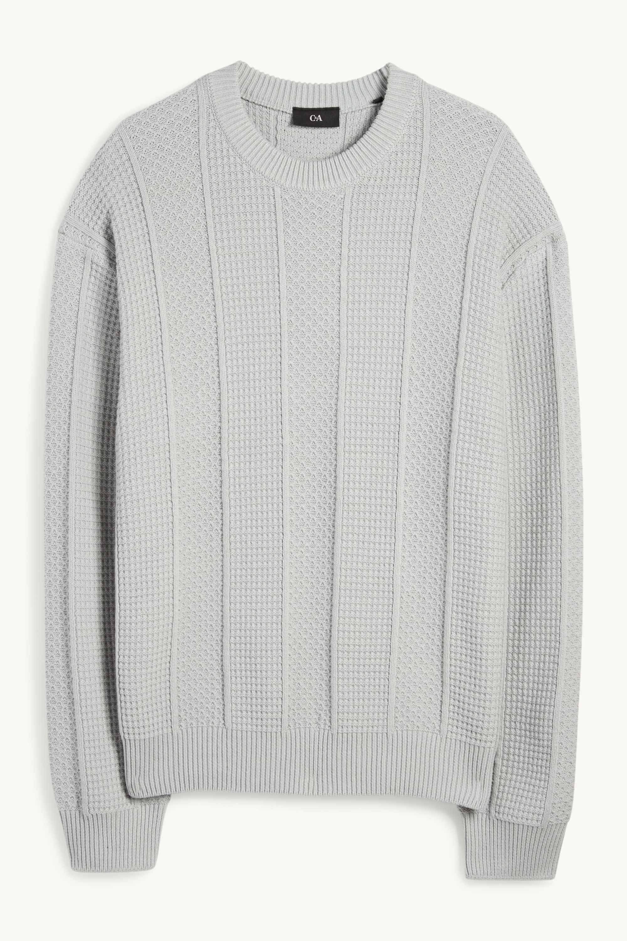 Jumper - textured light blue