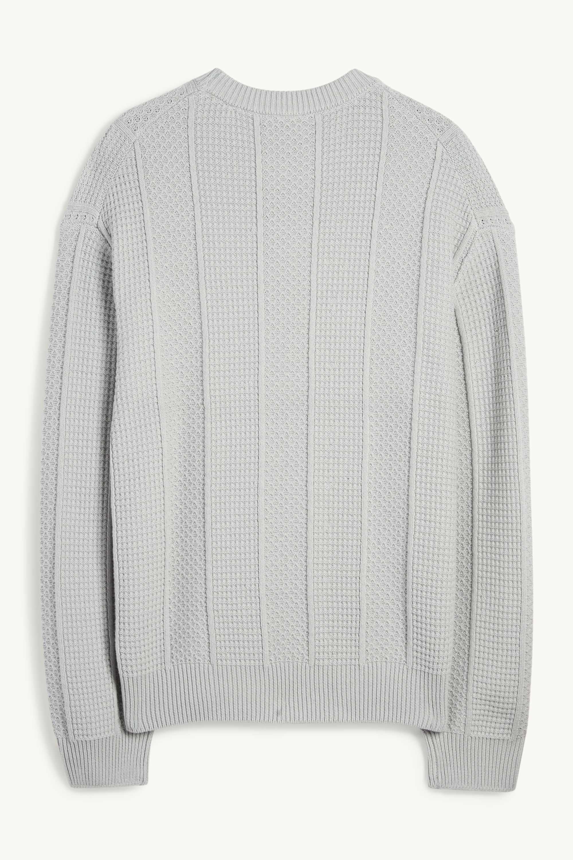 Jumper - textured light blue