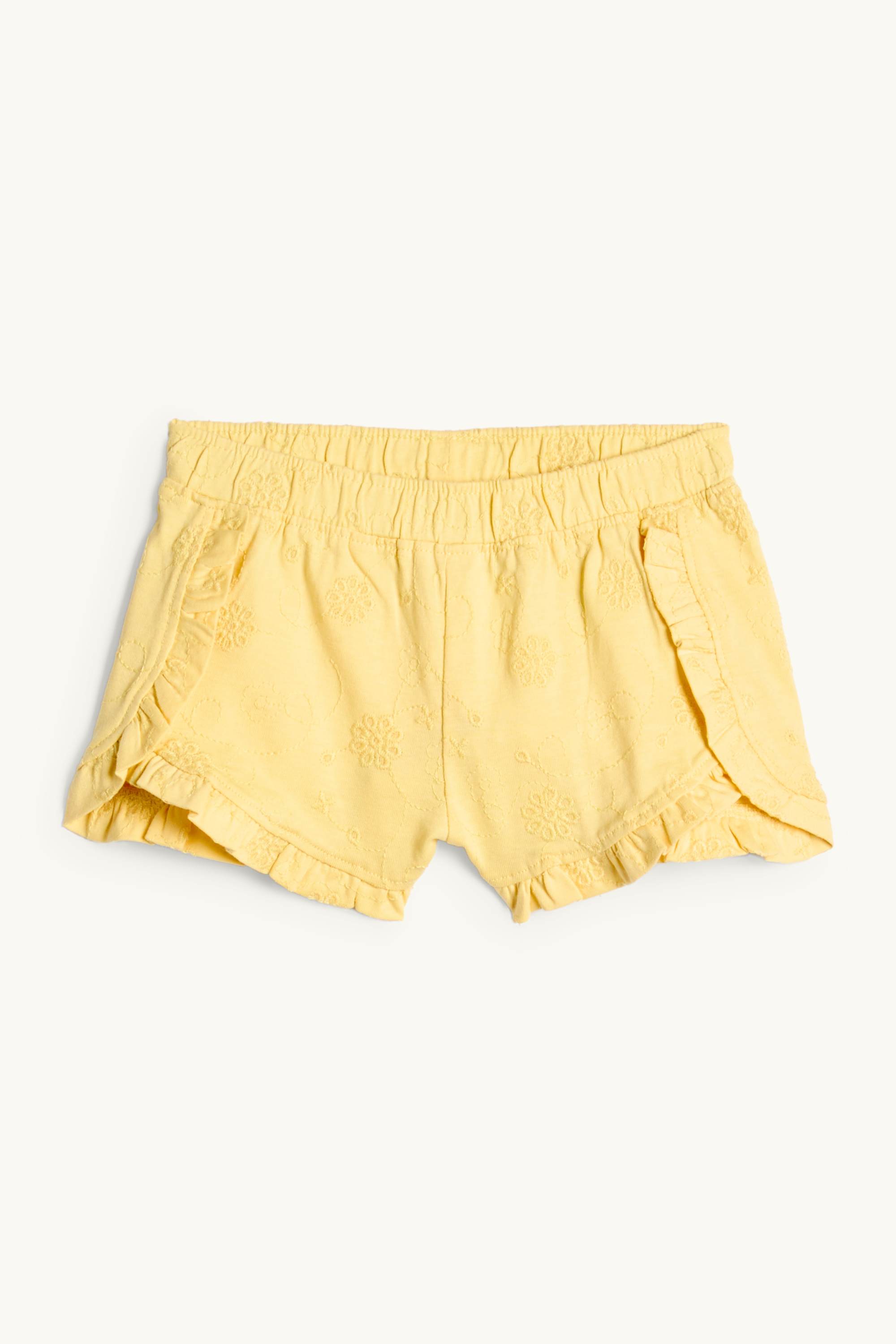 Floral - short pyjamas - 2 piece yellow