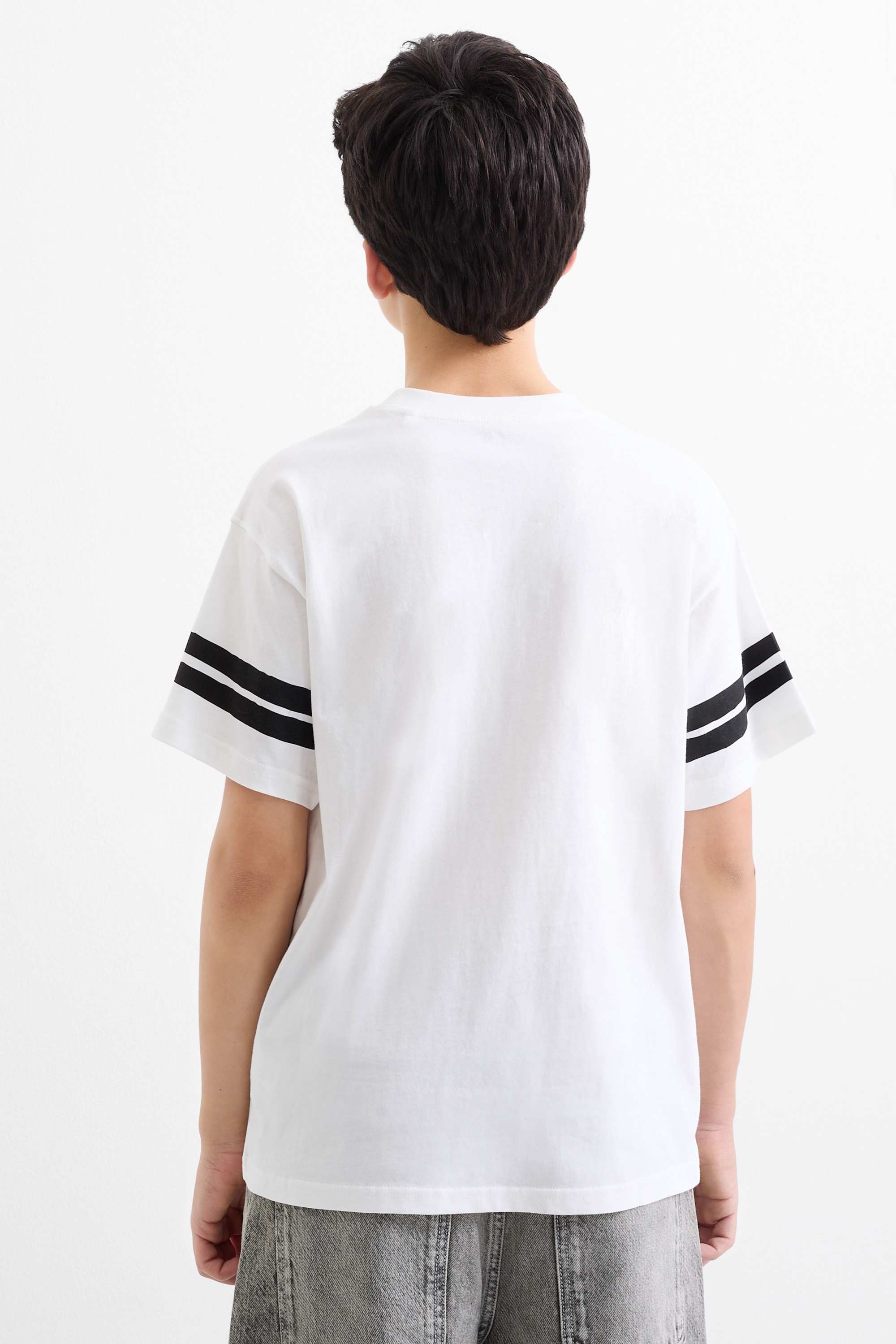 Multipack of 2 - graffiti - short sleeve T-shirt black / white