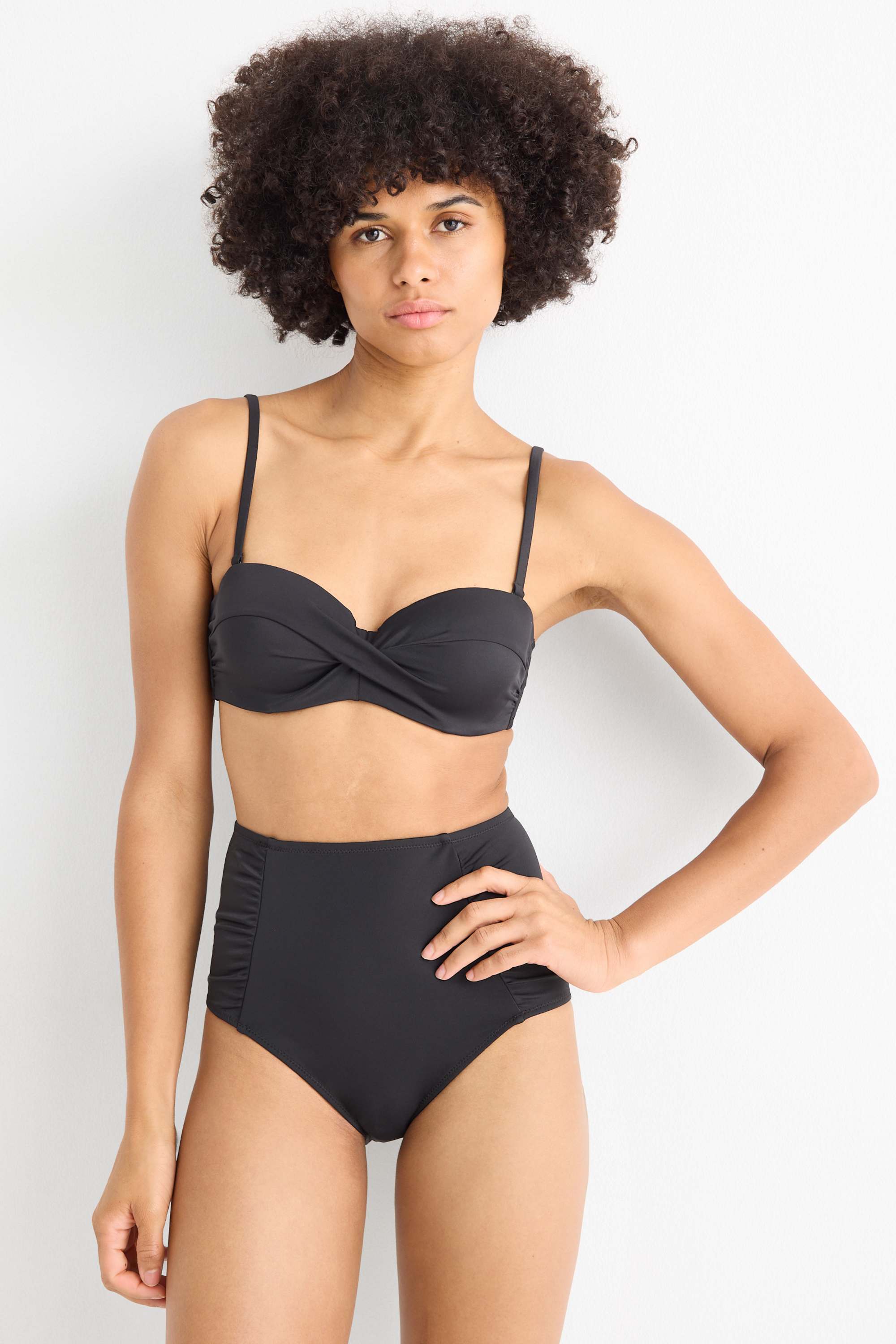 Bikini top - balconette - padded - LYCRA® XTRA LIFE™ black