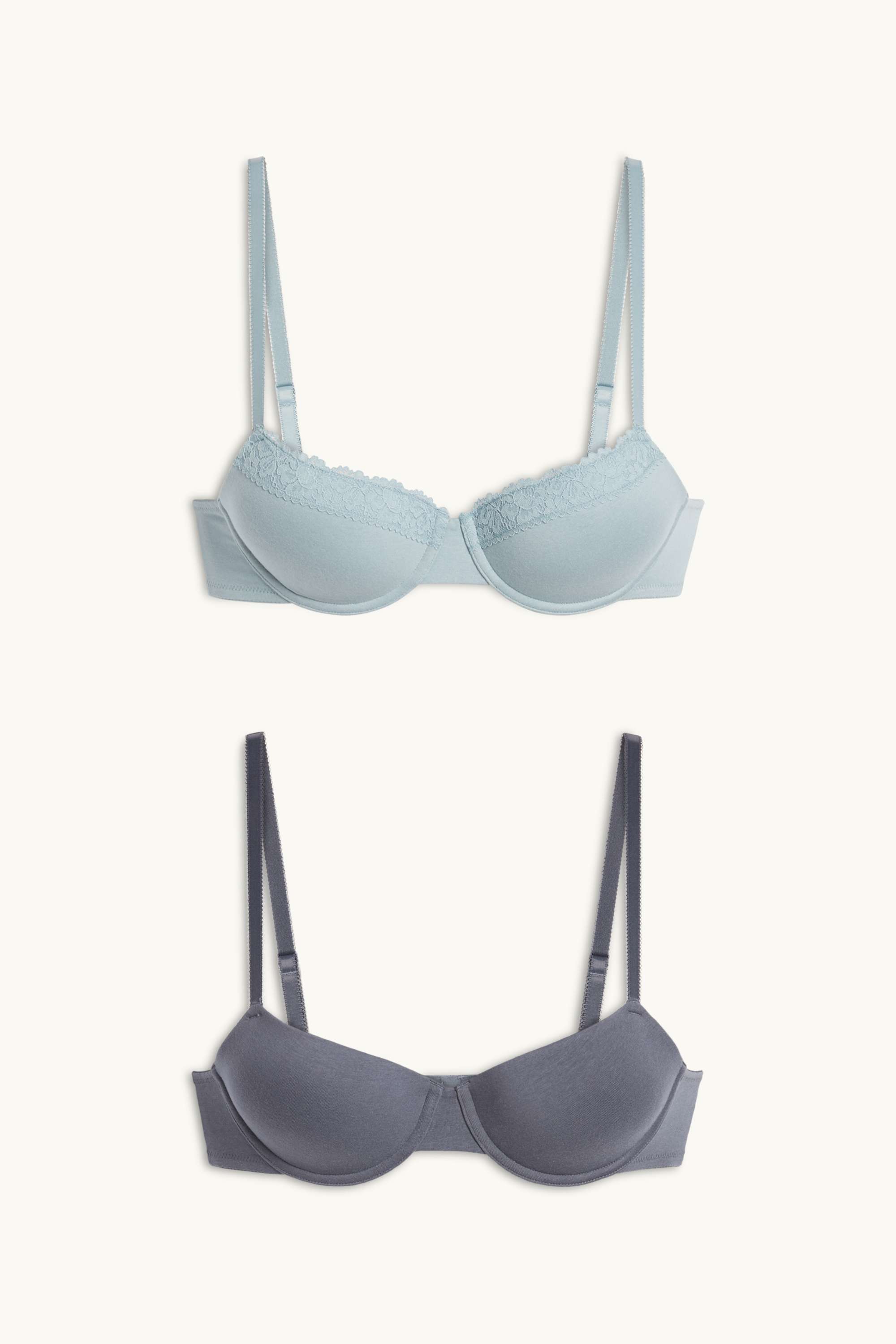 Multipack of 2 - underwire bra - DEMI - padded light blue
